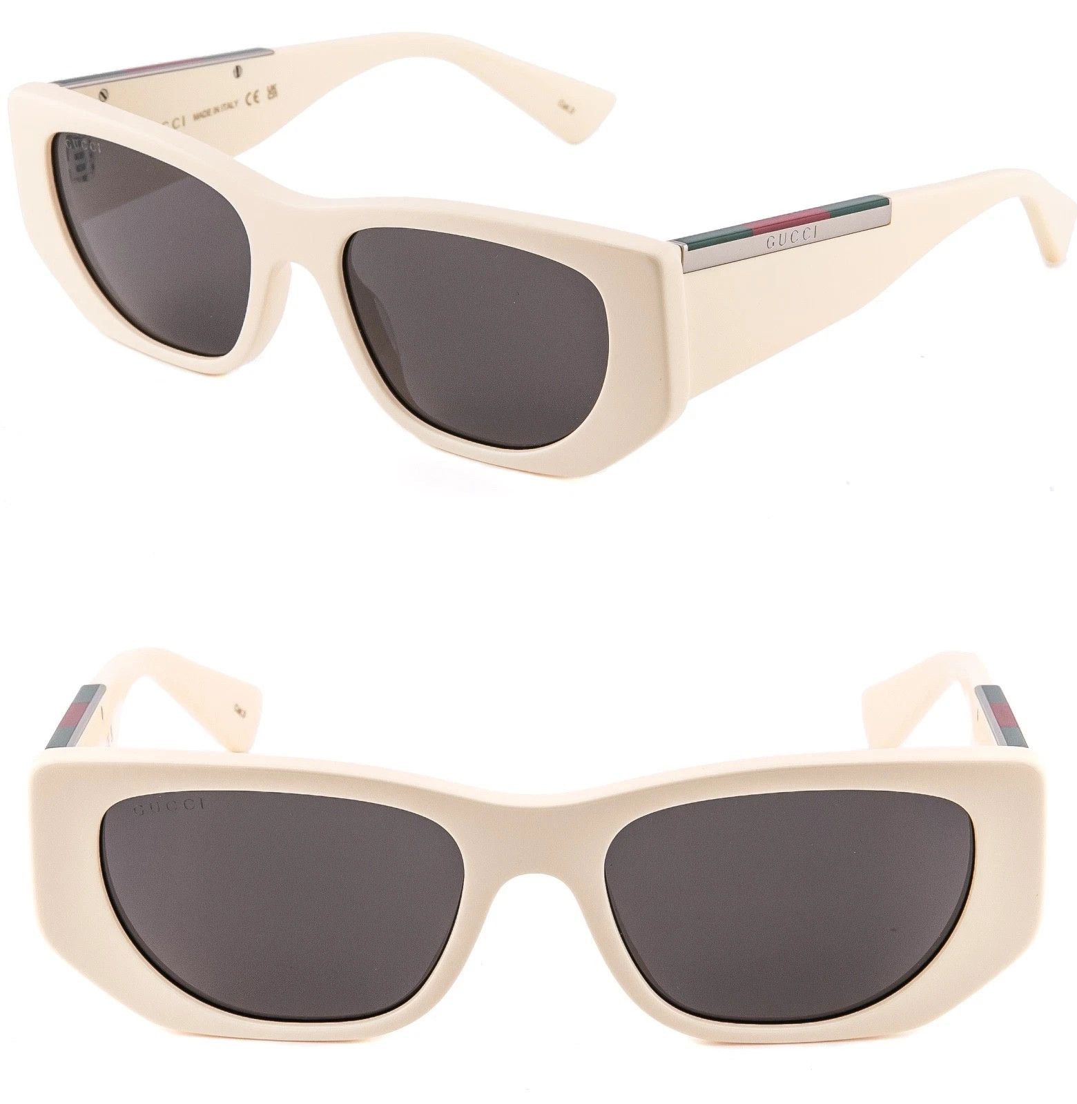 Gucci GUCCI GG1959S WEB Stripe Logo 1959 004 Unisex Sunglasses Size ONE SIZE - 1 Thumbnail