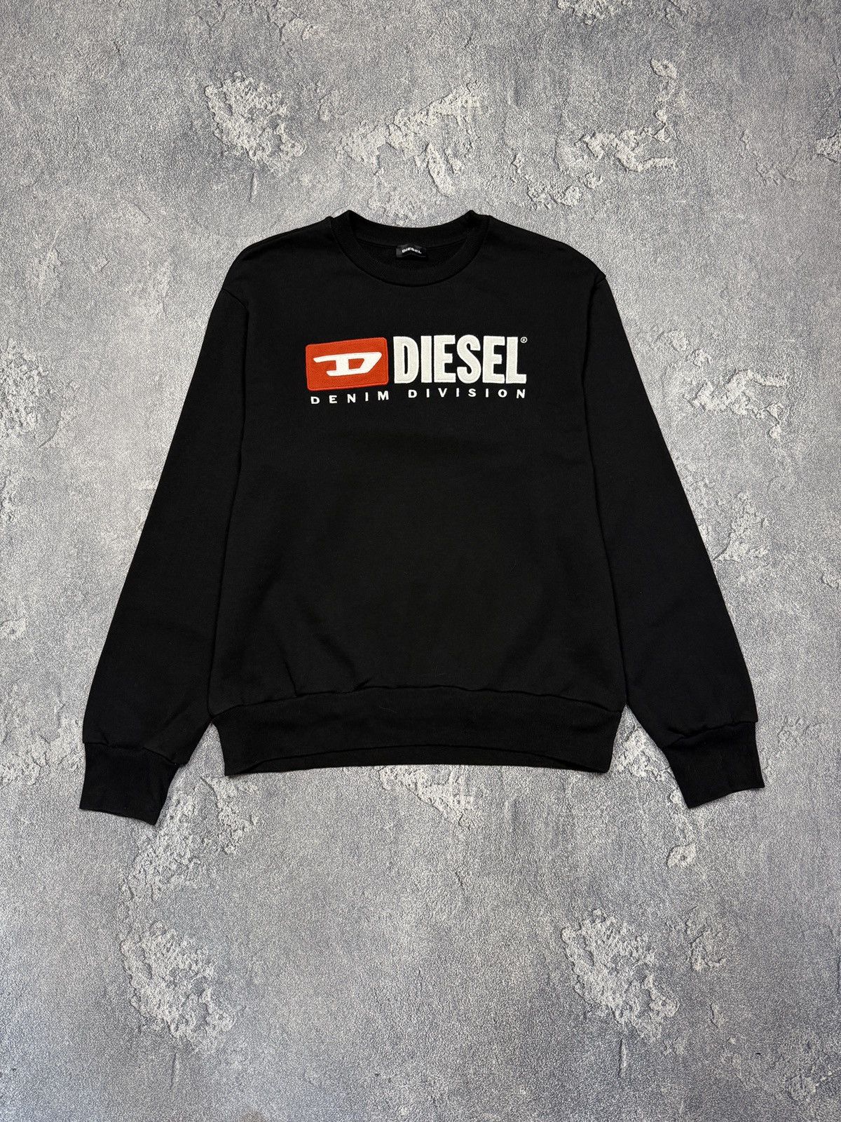 Diesel Vintage Diesel Hoodie Big Logo Y2K Diesel Denim Division