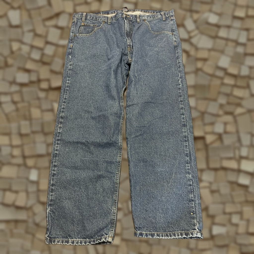 Vintage Full Blue Jeans, Men's Size 44x30, Denim, Straight Leg, Pockets, Blue, Jeans, Men, 44x30, Regular Fit, 30 Inseam Size US 44 / EU 60 - 1 Thumbnail