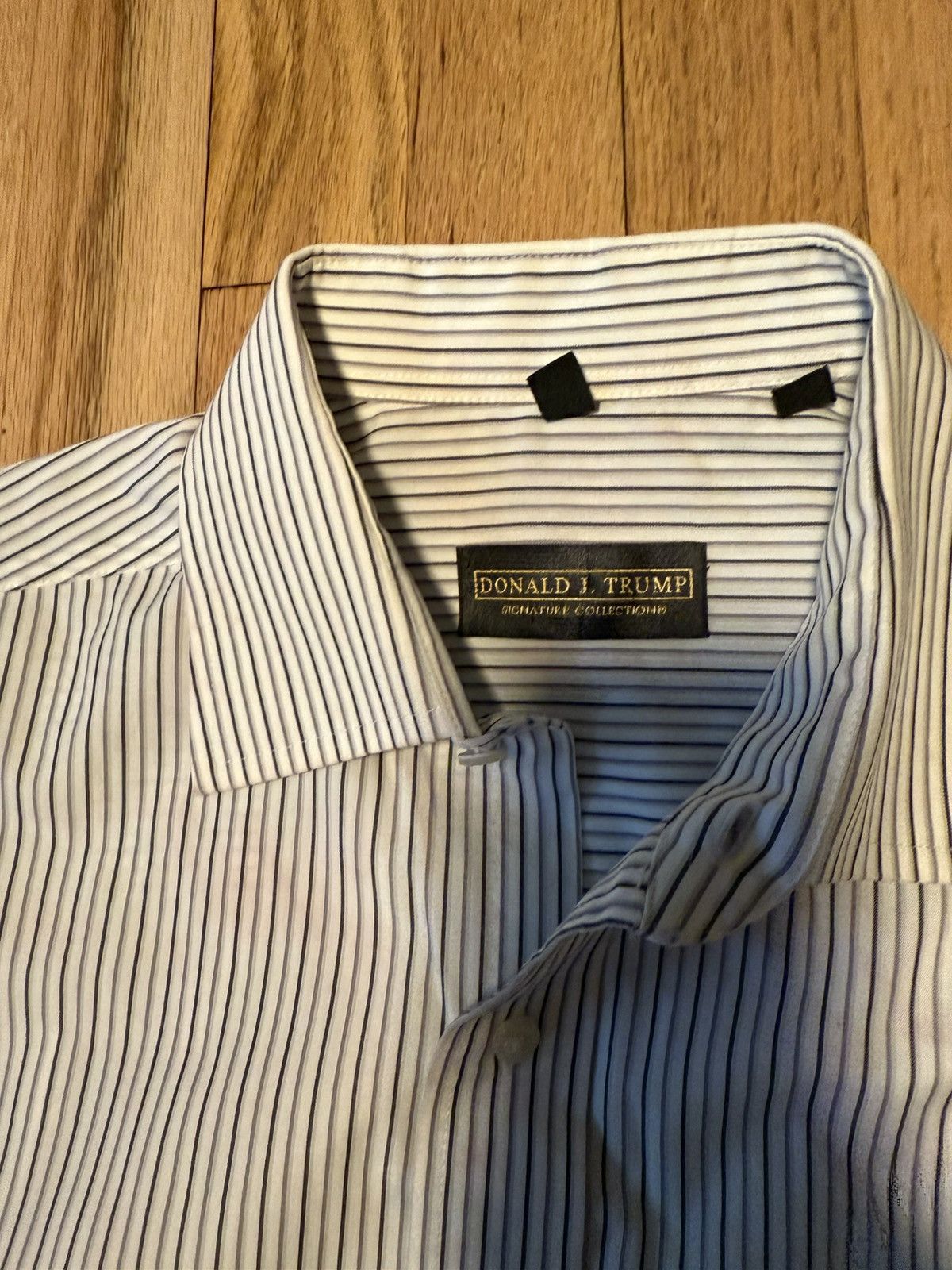 Donald Trump Donald J Trump Signature Collection Button Up Striped Shirt Size US L / EU 52-54 / 3 - 5 Thumbnail