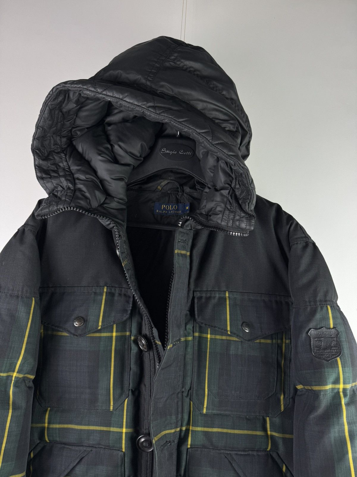 Polo Ralph Lauren Polo Ralph Lauren Quilted Green Tartan Plaid Down Jacket Size US M / EU 48-50 / 2 - 2 Thumbnail