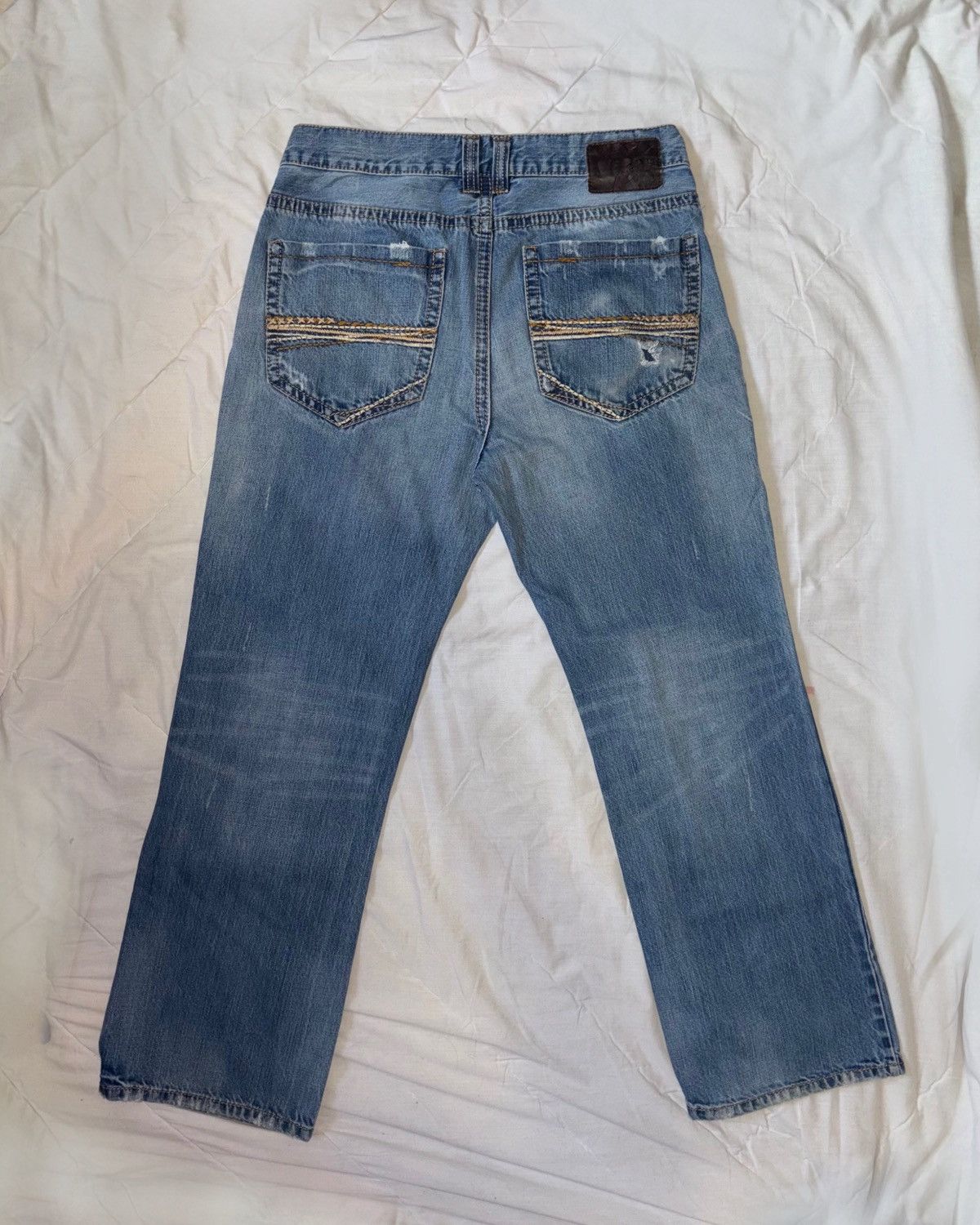 Vintage Bootlegger Brand Ripped Jeans Size US 32 / EU 48 - 2 Thumbnail