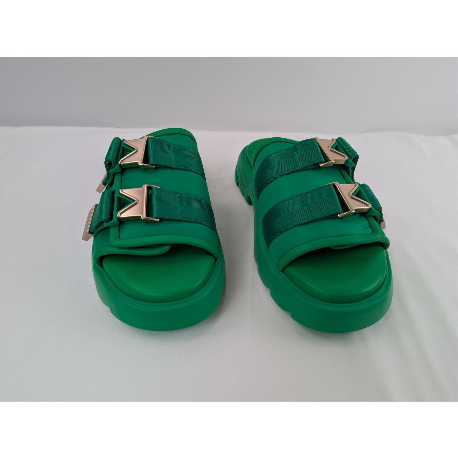 Bottega Veneta o1rshd1 Bomber Flash Sandal in Grass/Green Size US 12 / EU 45 - 6 Thumbnail
