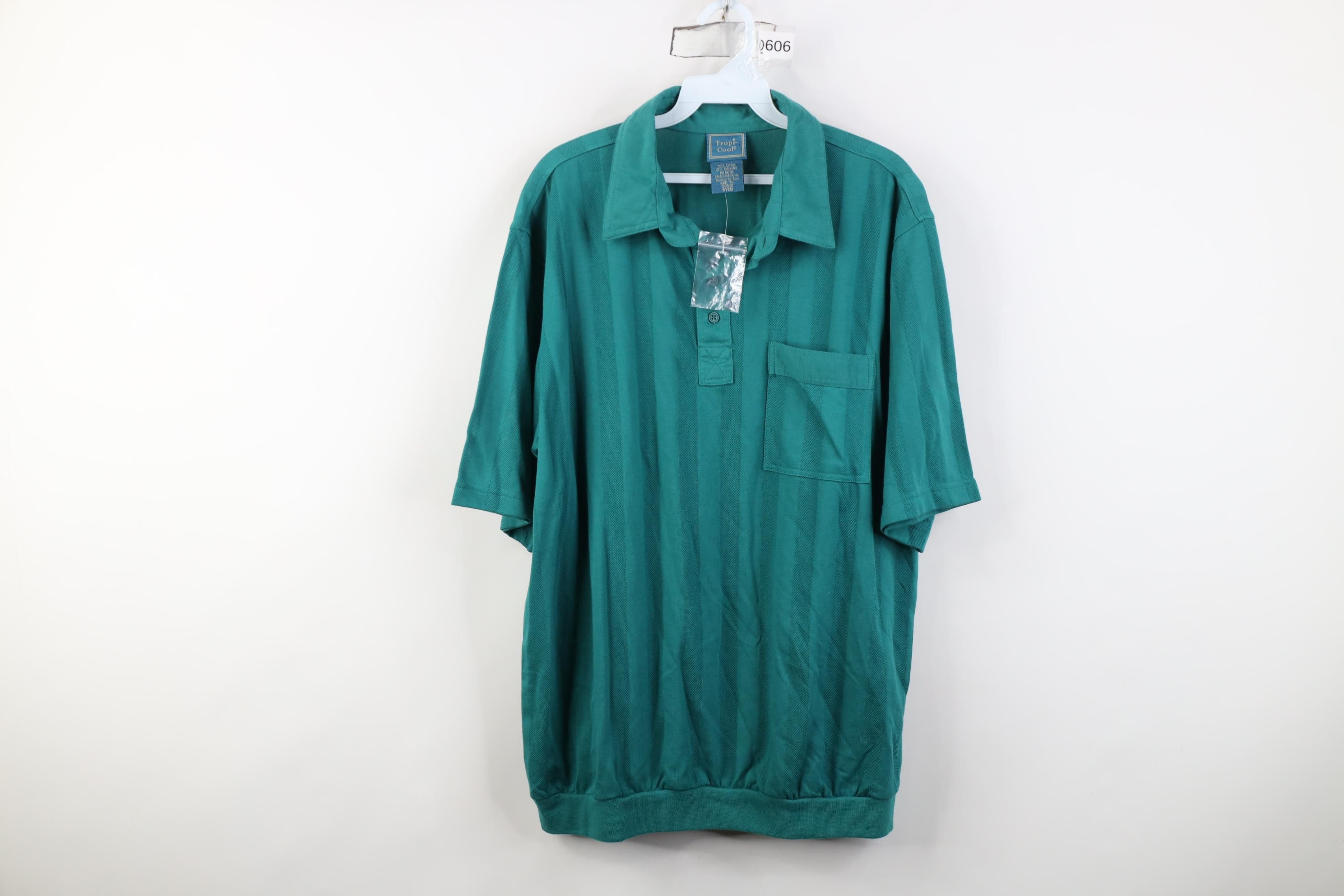 Vintage Deadstock Vintage 90s Streetwear Mesh Pullover Golf Polo Size US L / EU 52-54 / 3 - 1 Thumbnail