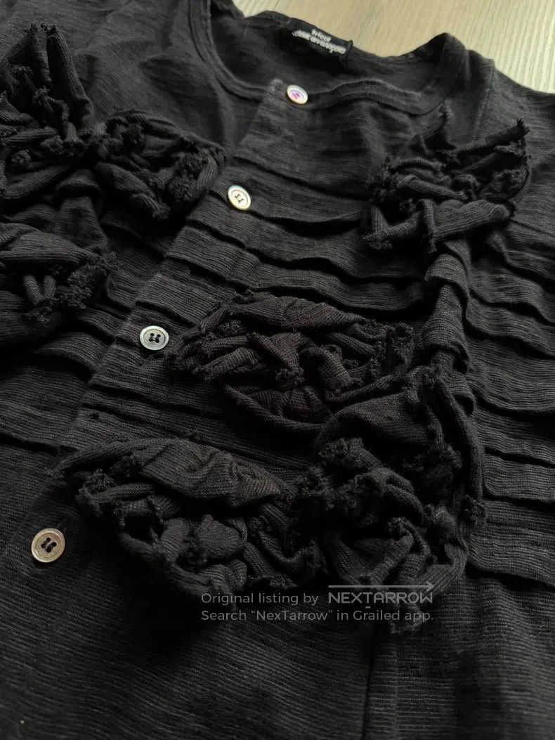 Comme des Garcons Comme Des Garcons one-size-fits-all Black long-sleeved top Size XS / US 0-2 / IT 36-38 - 3 Thumbnail