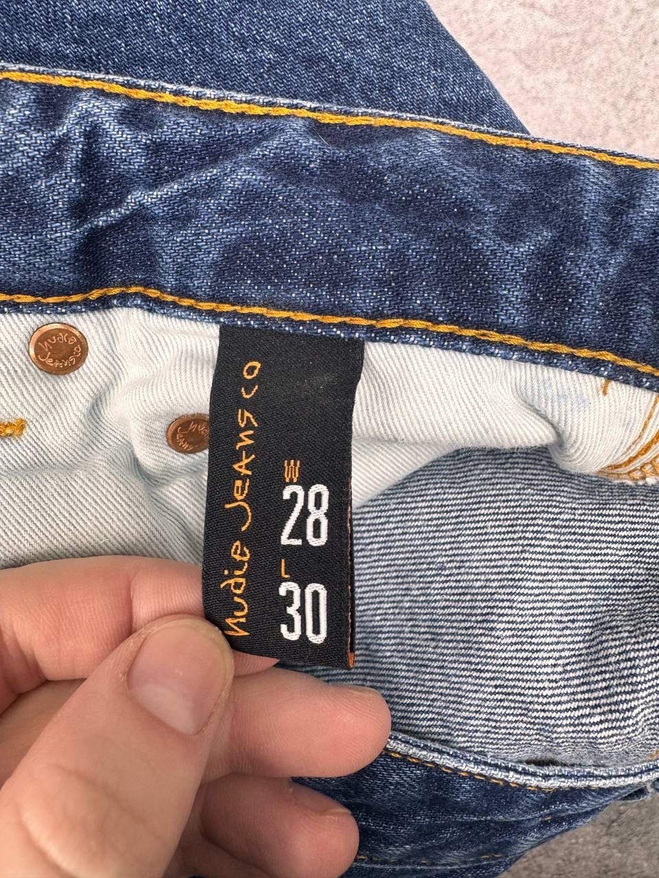 Nudie Jeans Nudie Jeans Co Men Blue Denim Jeans Pants Regular Fit Size28 Size US 28 / EU 44 - 12 Thumbnail