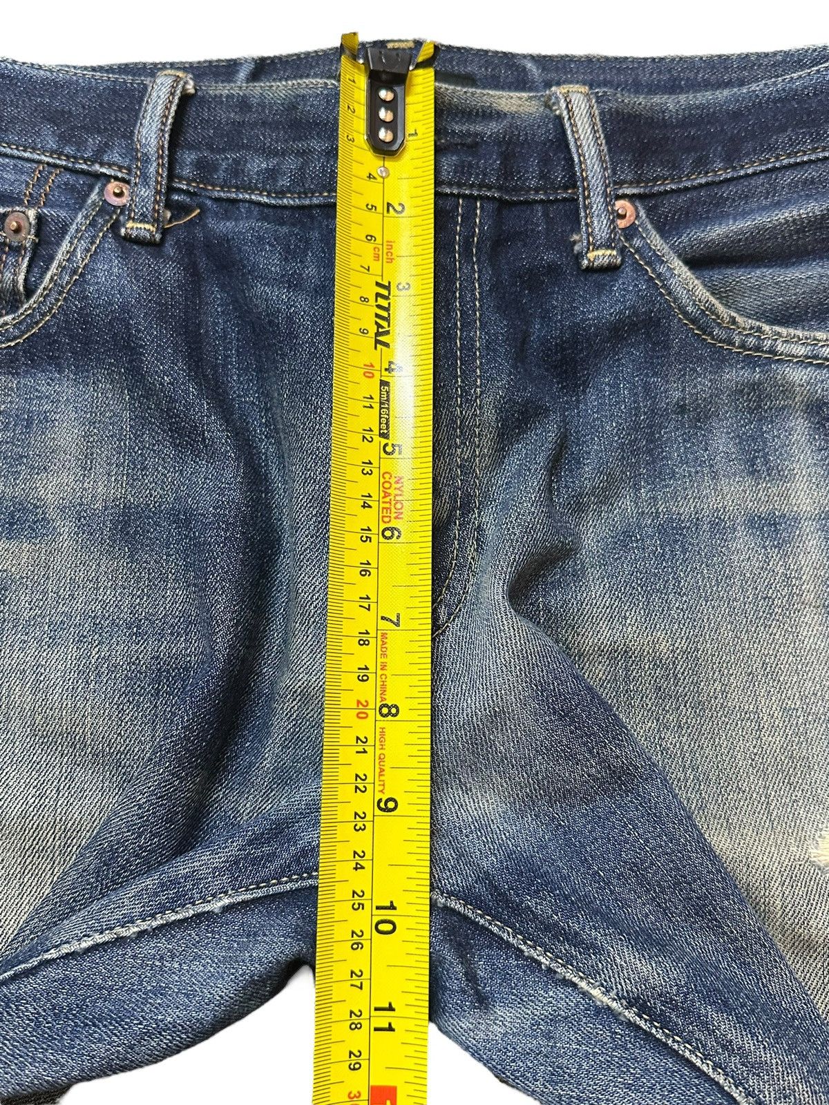 Uniqlo Vintage Japanese Uniqlo Mud Wash Faded Distress Style Jeans Size US 31 - 16 Thumbnail