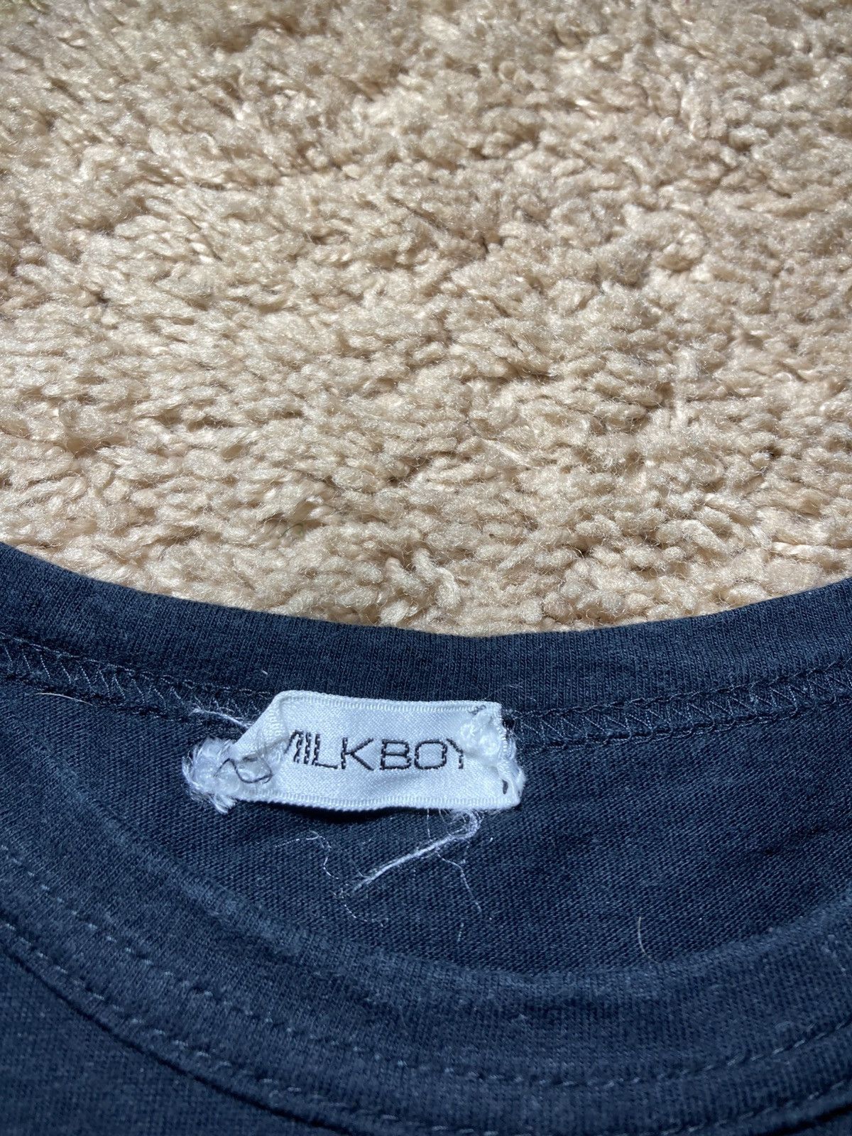 Japanese Brand 1995 Milkboy Circle Logo 90s Emblem Puff Print Punk Rock Art Size US M / EU 48-50 / 2 - 3 Thumbnail
