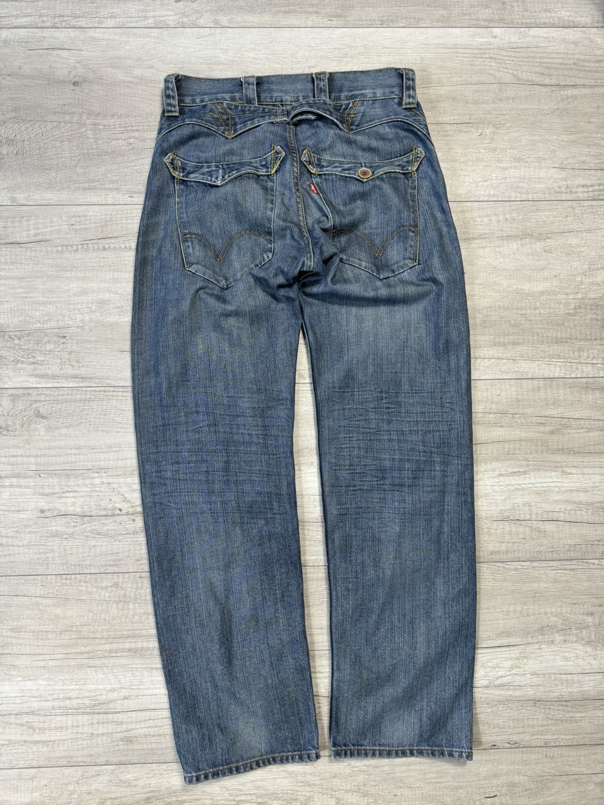 Levi's Levi's Engineered Jeans - Navy Blue Denim Vintage Rare Size US 29 - 1 Thumbnail
