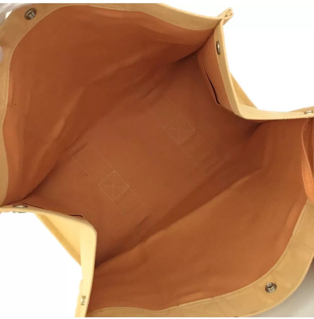 Hermes Hermès Bora Bora GM Tote Bag – Orange Canvas Size ONE SIZE - 9 Thumbnail