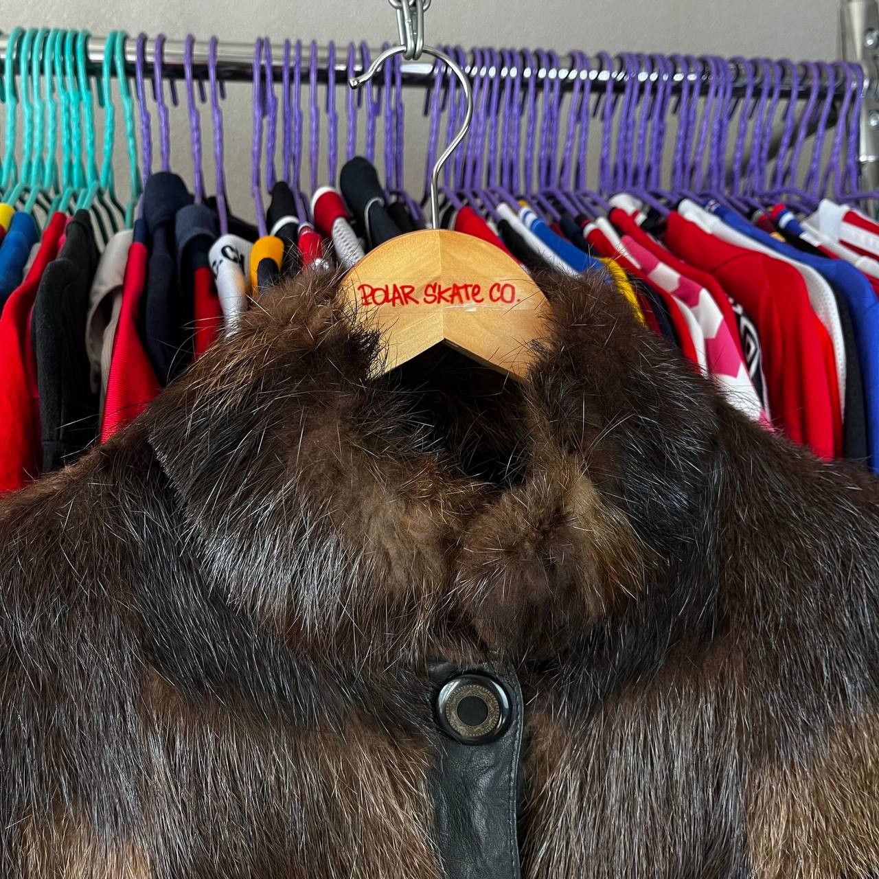 Vintage Vintage Womens Leather Fur Black/Brown Jacket Y2K Size M / US 6-8 / IT 42-44 - 9 Thumbnail