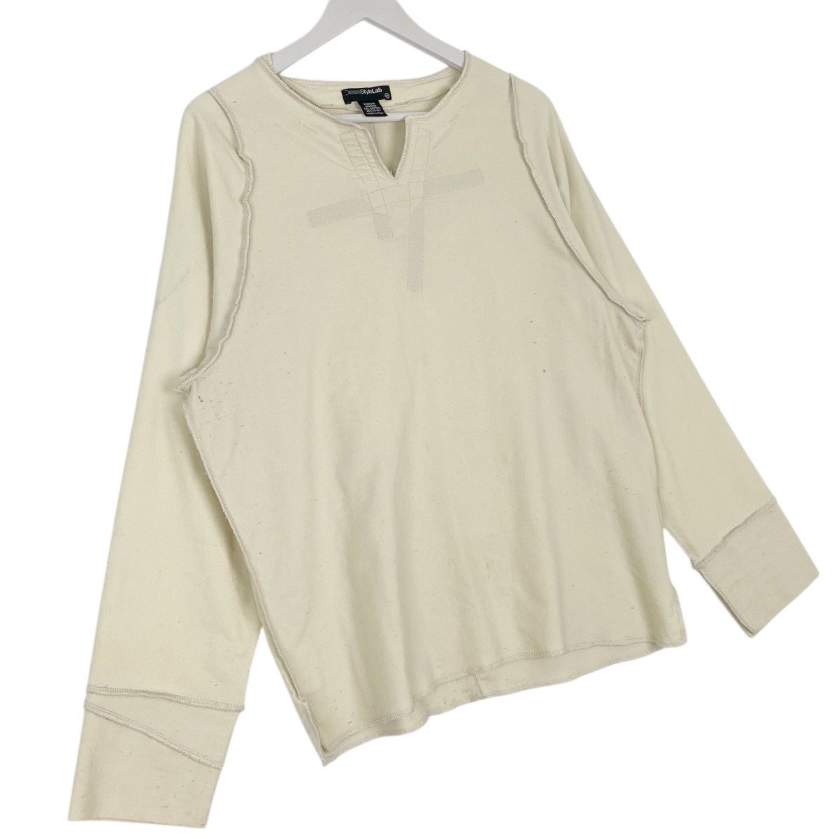 Other Vintage Diesel Style Lab Sweatshirt Beige Made In Italy Size US M / EU 48-50 / 2 - 3 Thumbnail