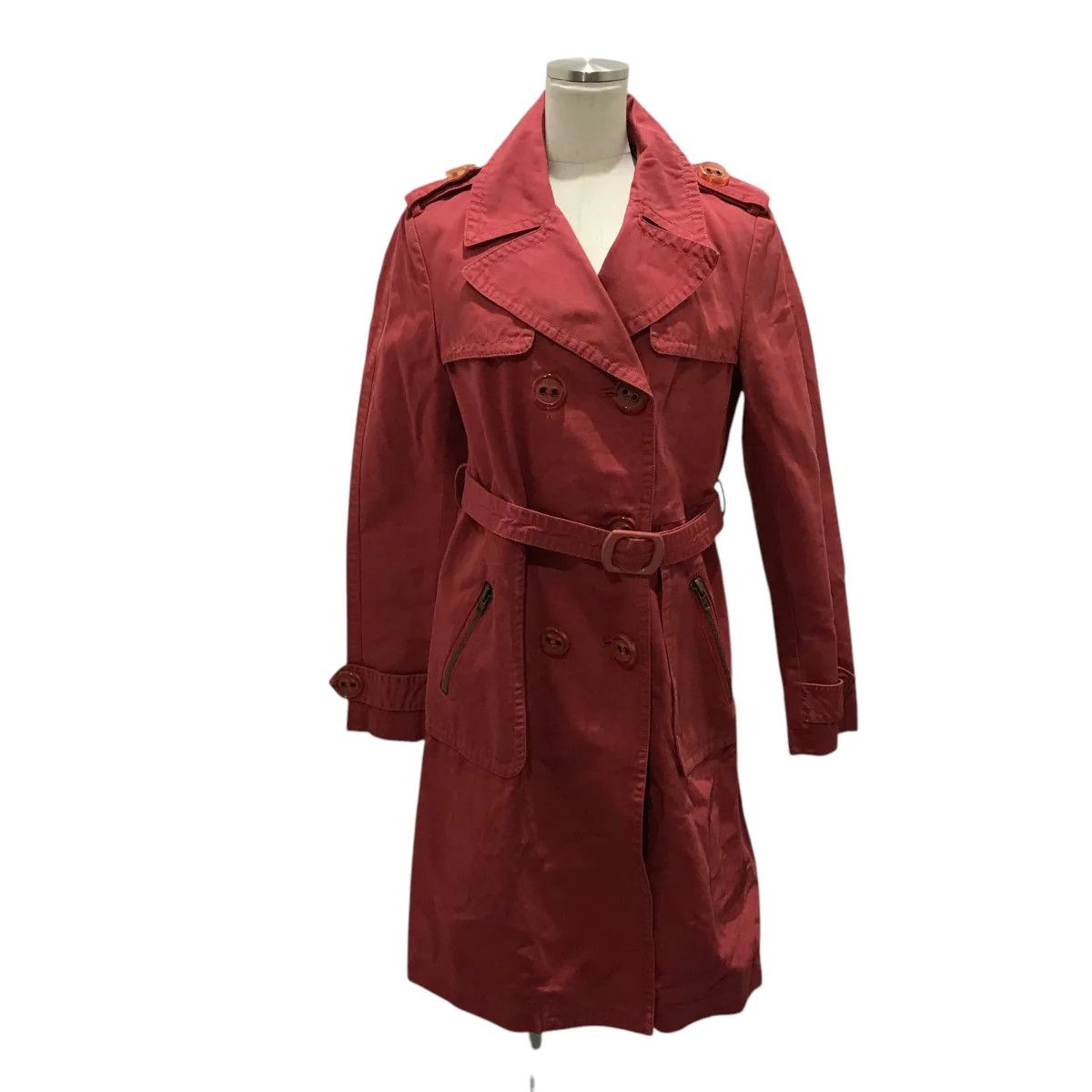 Marc Jacobs Vintage Red Trench Coat 🧥 Size M / US 6-8 / IT 42-44 - 1 Thumbnail