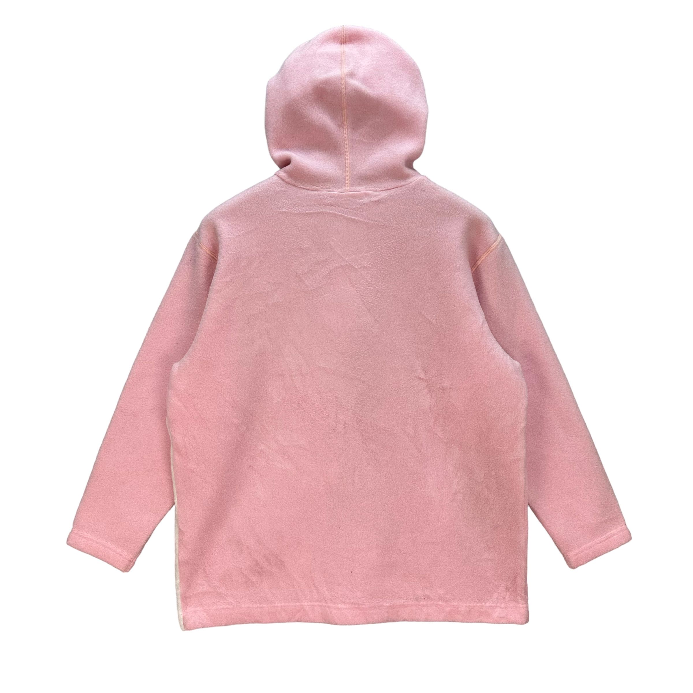 Courreges COURREGES BIG LOGO COLORBLOCK FLEECE HOODIE #8285-001 Size US S / EU 44-46 / 1 - 10 Thumbnail