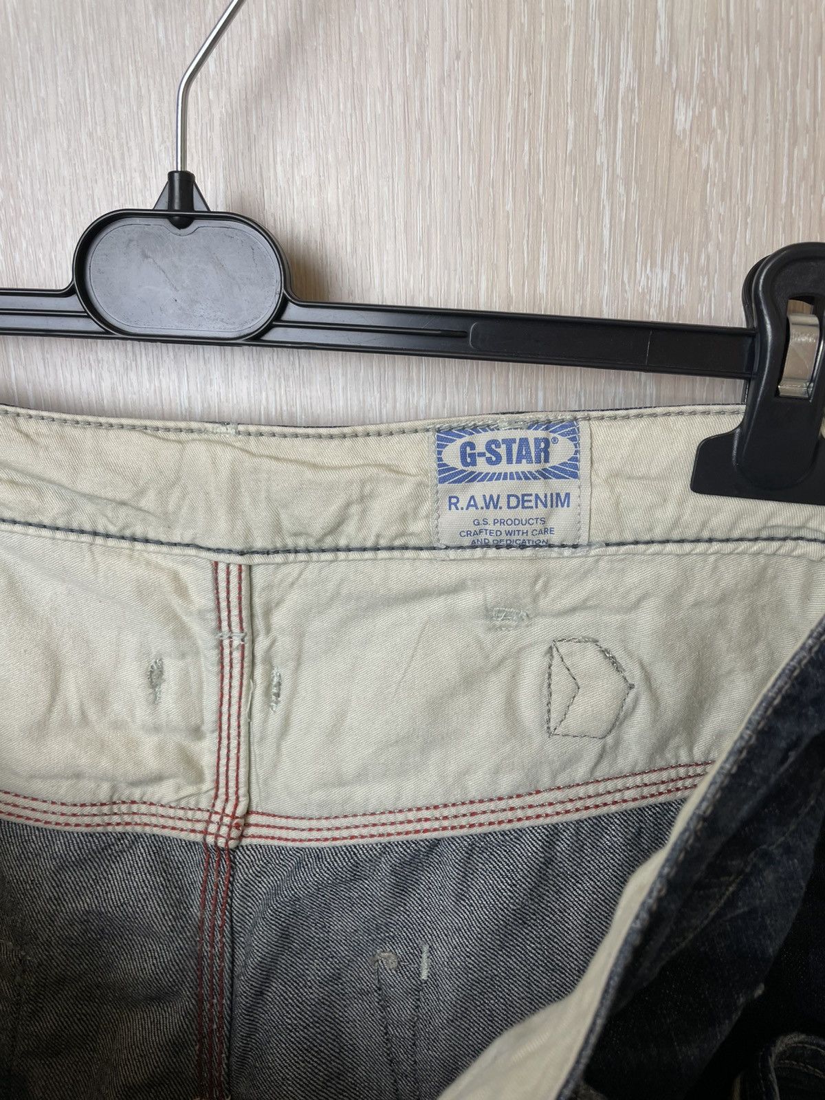 G-Star × Vintage Vintage G Star Raw Denim Shorts Size US 32 / EU 48 - 6 Thumbnail