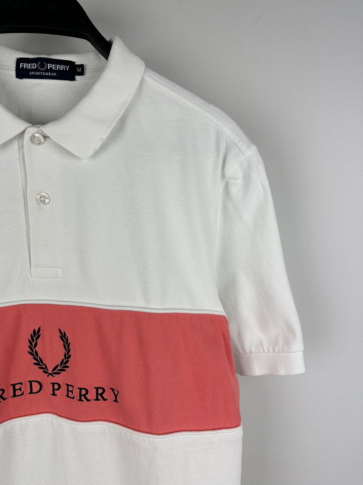 Fred Perry × Vintage Vintage Y2K Fred Perry Big Embroidery Logo Polo T-shirt Size US S / EU 44-46 / 1 - 3 Thumbnail