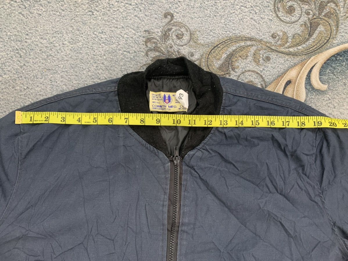Vintage Vtg Corinth Mfg Co Military Bomber Like Jacket Ideal Zipper Size US L / EU 52-54 / 3 - 10 Thumbnail