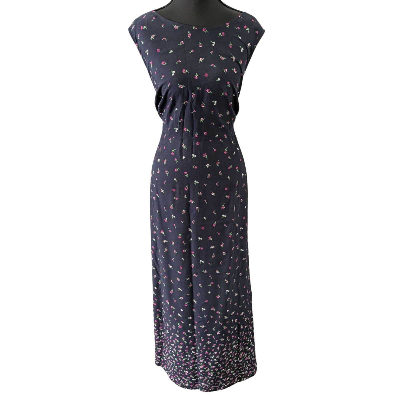 Vintage Vintage Floral Plus Size Slip Dress | 18 W | R&K Originals Size XXL / US 16-18 / IT 52-54 - 1 Thumbnail