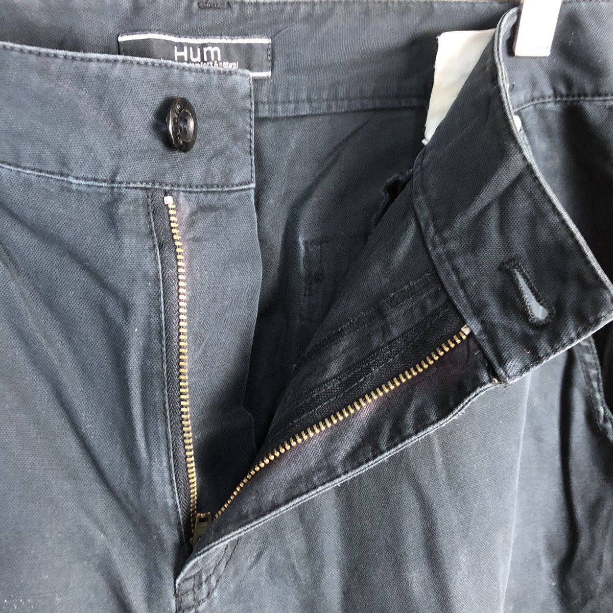 Japanese Brand Hum Black utility tactical Casual cargo Pants #A2389 Size US 31 - 11 Thumbnail