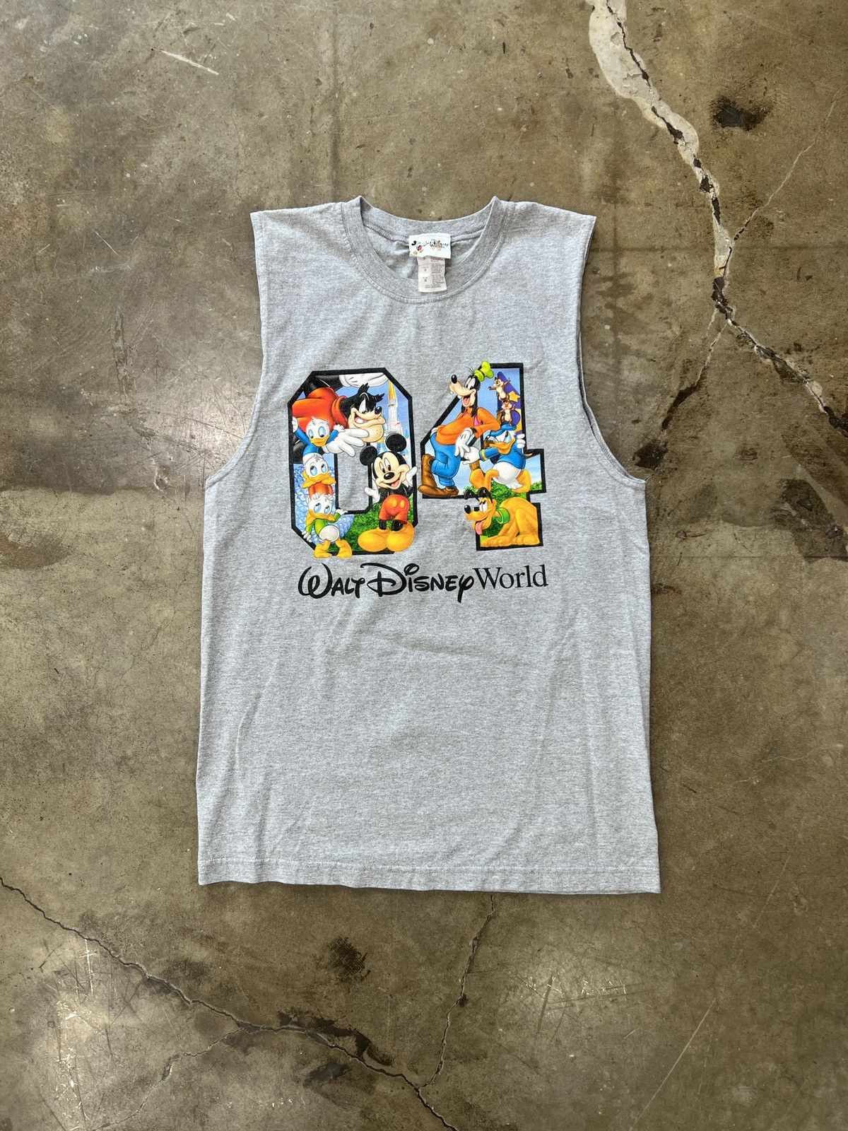 Disney × Vintage Vintage 2004 Disney Mickey Mouse Muscle Shirt Medium Size US M / EU 48-50 / 2 - 2 Thumbnail