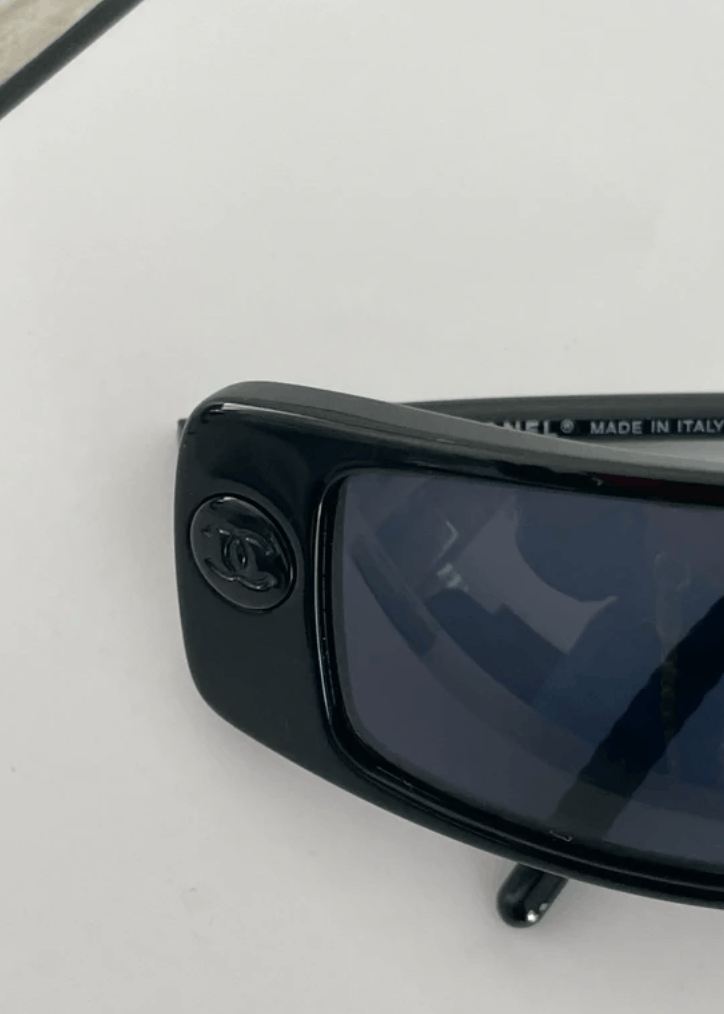 Chanel CHANEL Sunglasses Rimless Rhinestone 4017 Shields Size ONE SIZE - 2 Thumbnail