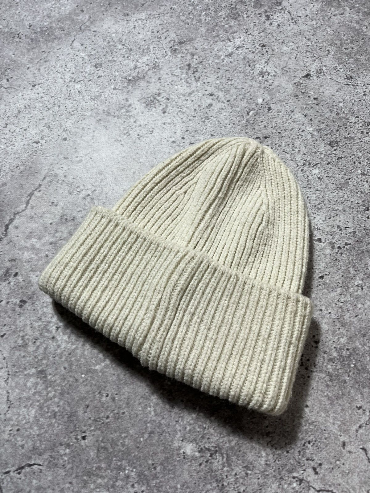 Acne Studios Acne Studios Pansy N Face Ribbed Knit Beanie Hat Wool Unisex Size ONE SIZE - 10 Thumbnail