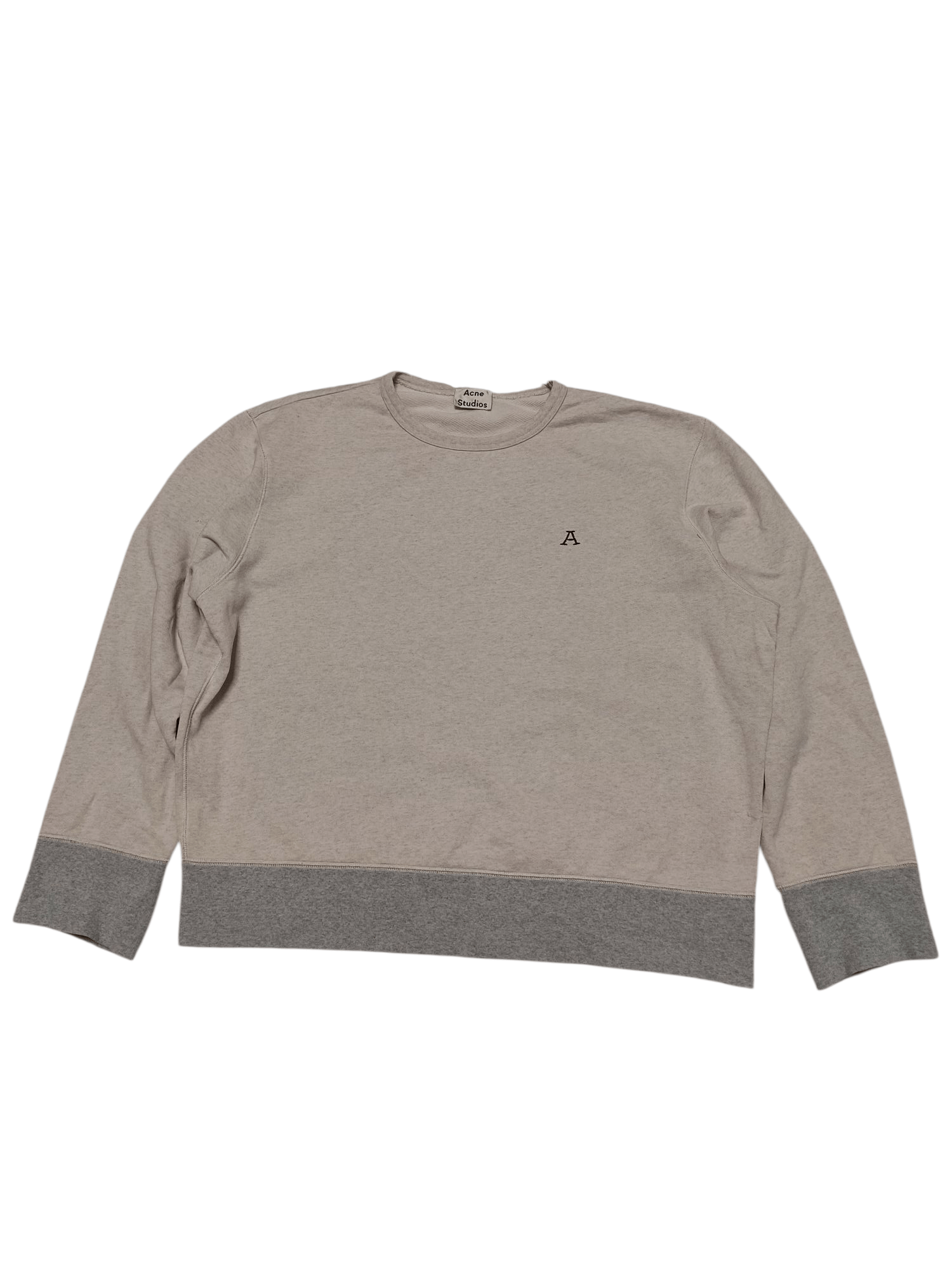 Acne Studios ACNE STUDIOS HEAVY COTTON MINIMALISM SWEATSHIRT Size US S / EU 44-46 / 1 - 1 Thumbnail