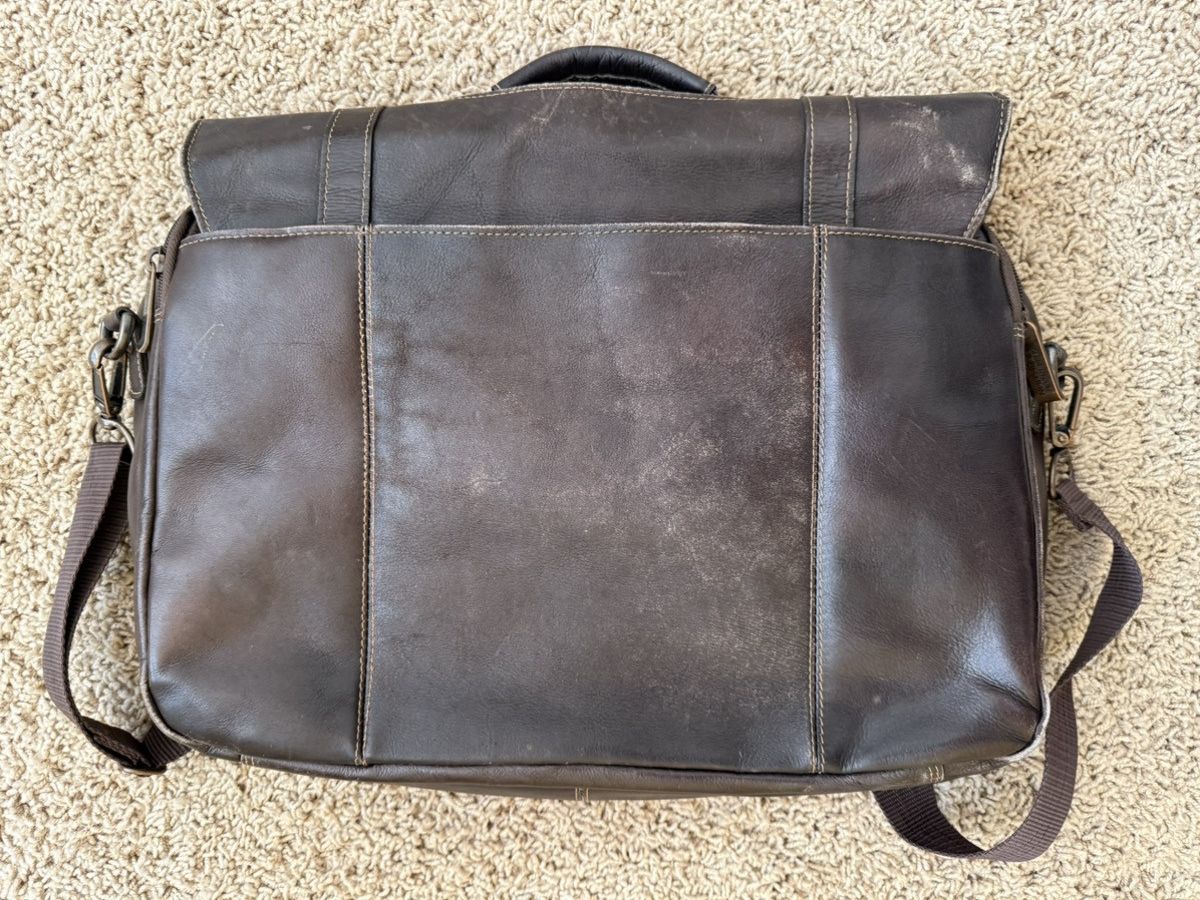 Kenneth Cole Kenneth Cole Brown Leather Messenger bag Size ONE SIZE - 8 Thumbnail