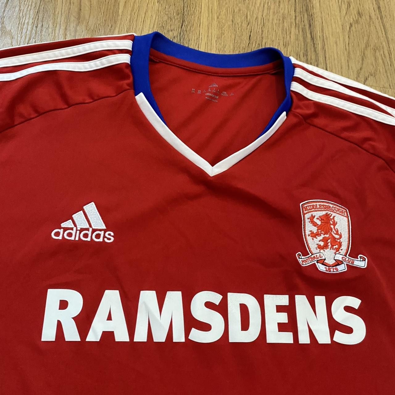 Adidas 2016-17 Middlesbrough Adidas Home Football Shirt Size US S / EU 44-46 / 1 - 3 Thumbnail