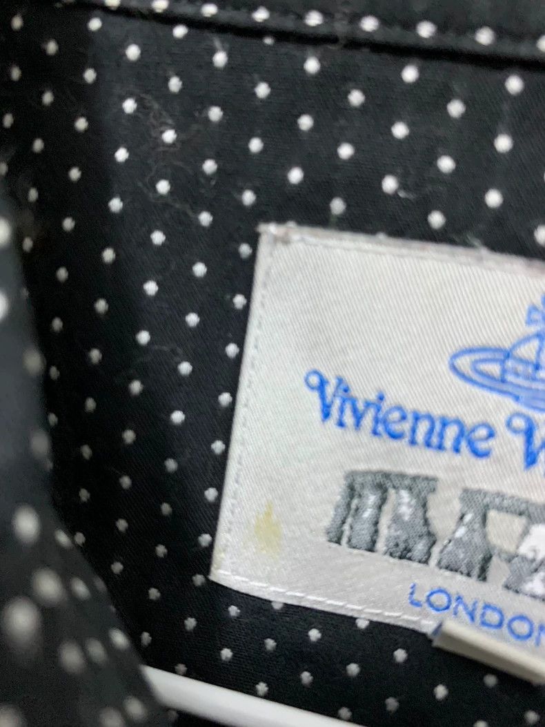 Vivienne Westwood Vivienne Westwood Gray patchwork polka dress shirt Size M / US 6-8 / IT 42-44 - 7 Thumbnail