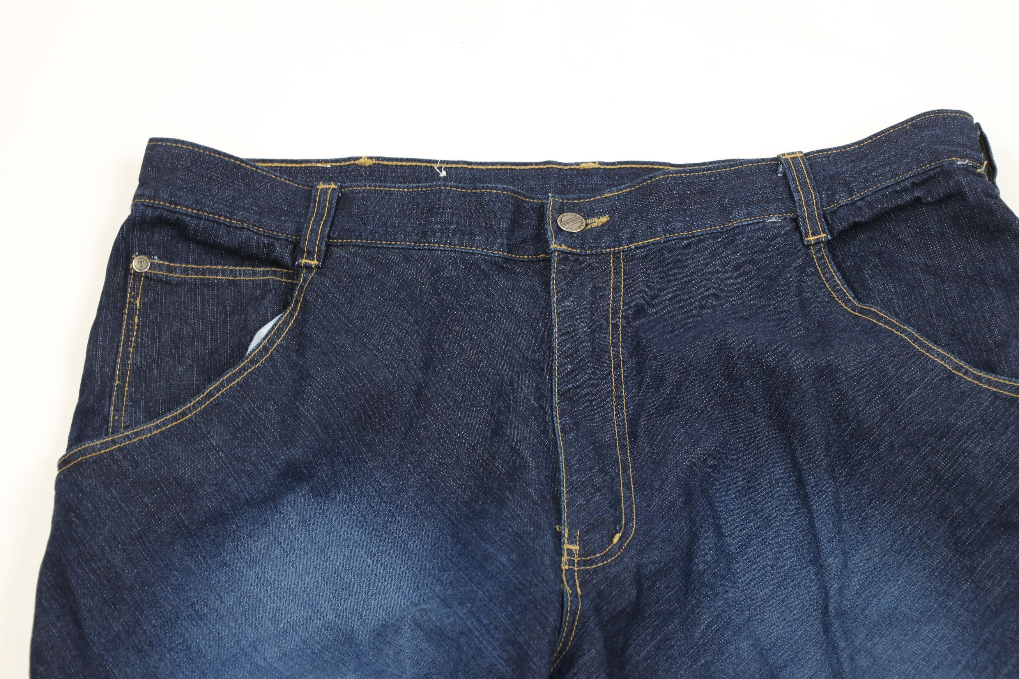 Vintage Vintage 90s Streetwear Baggy Fit Wide Leg Cargo Denim Jeans Size US 40 / EU 56 - 2 Thumbnail