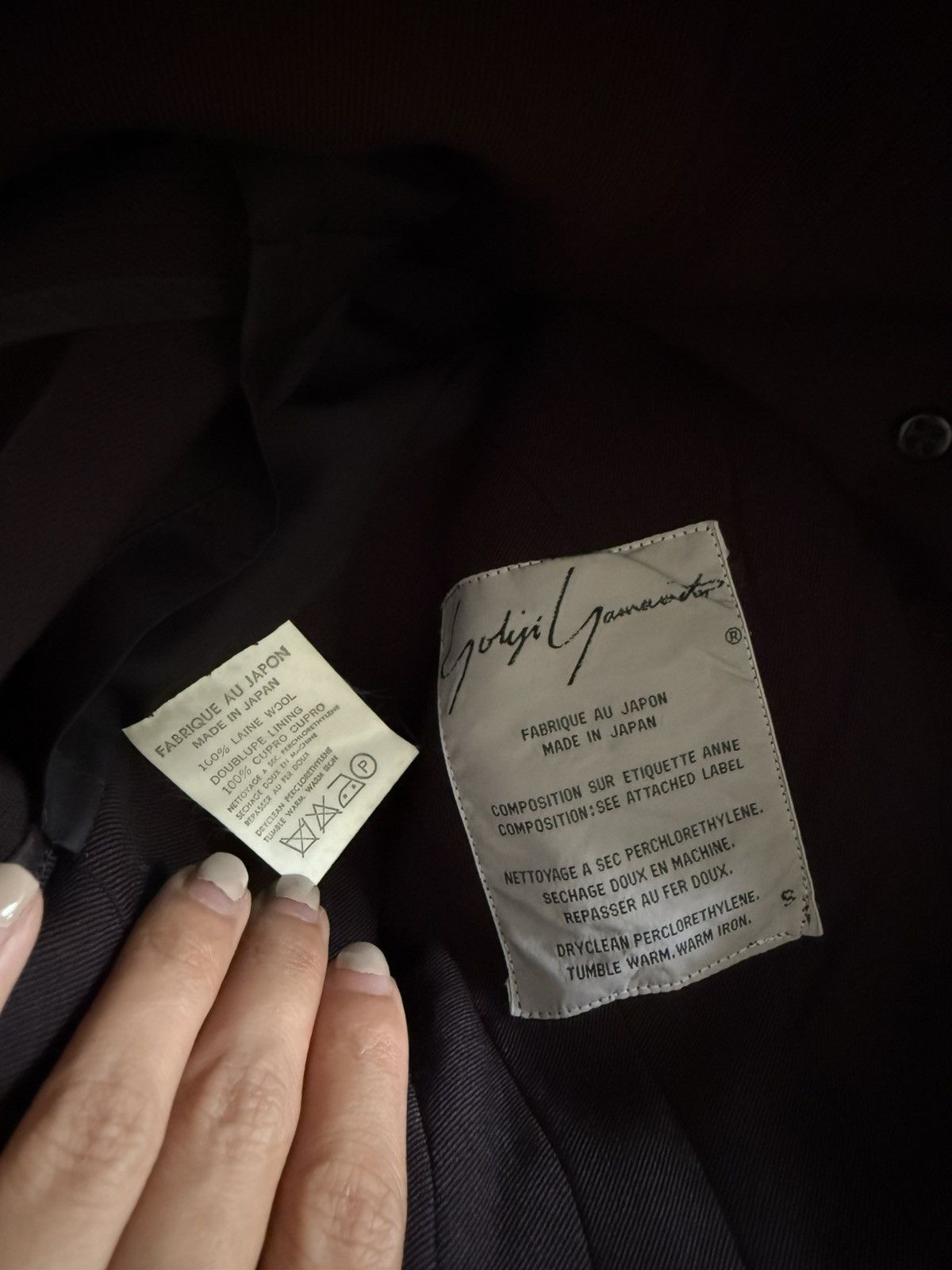 Yohji Yamamoto Wool Coat Size S / US 4 / IT 40 - 12 Thumbnail