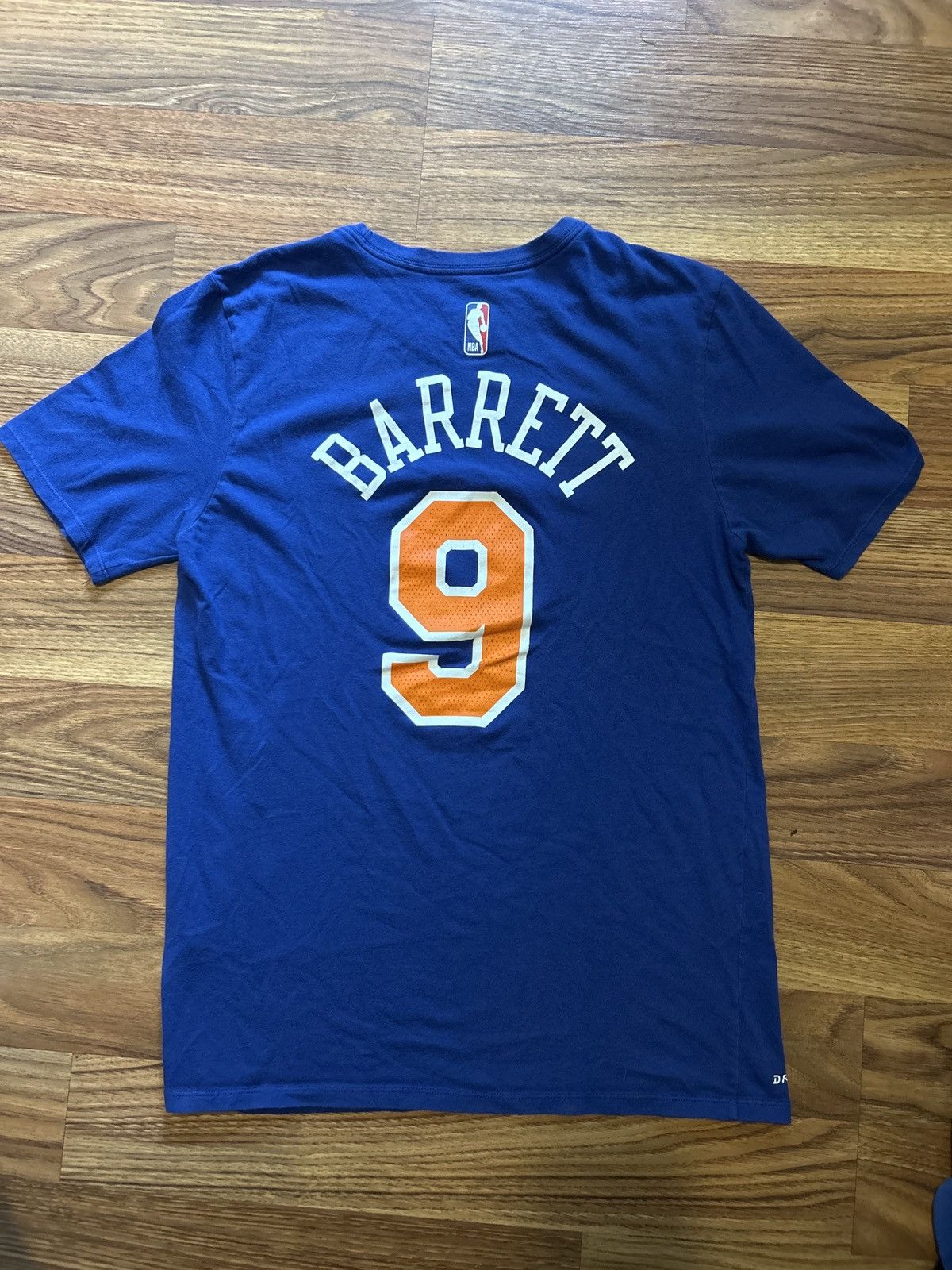NBA × Nike Nike New York Knicks RJ Barrett T-shirt Size US M / EU 48-50 / 2 - 2 Thumbnail
