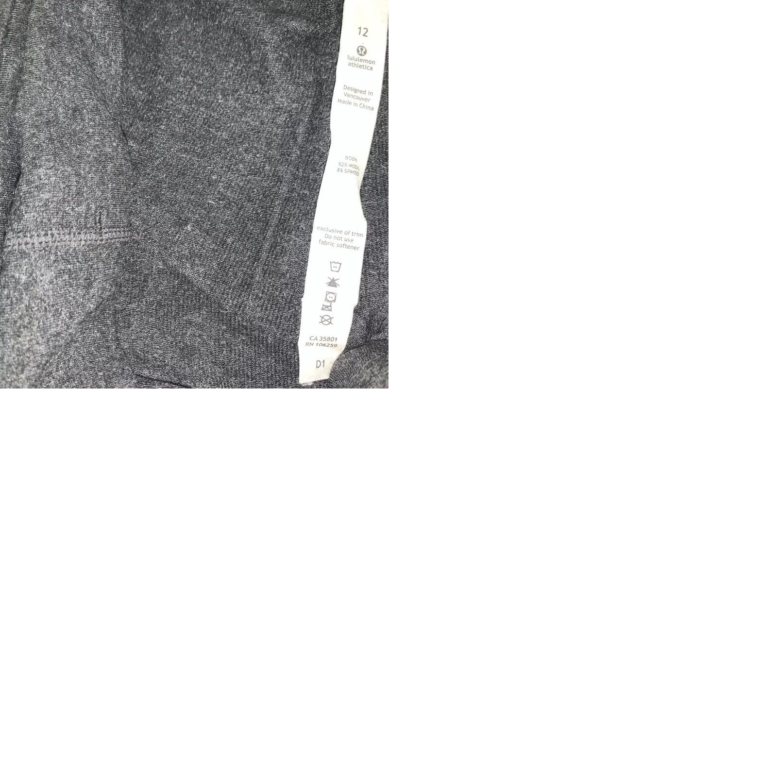 Lululemon Lululemon Pants Womens 12 Gray Women Cropped Wide Leg Yoga Size Reg SOFT Lounge Size 34" / US 12 / IT 48 - 9 Thumbnail