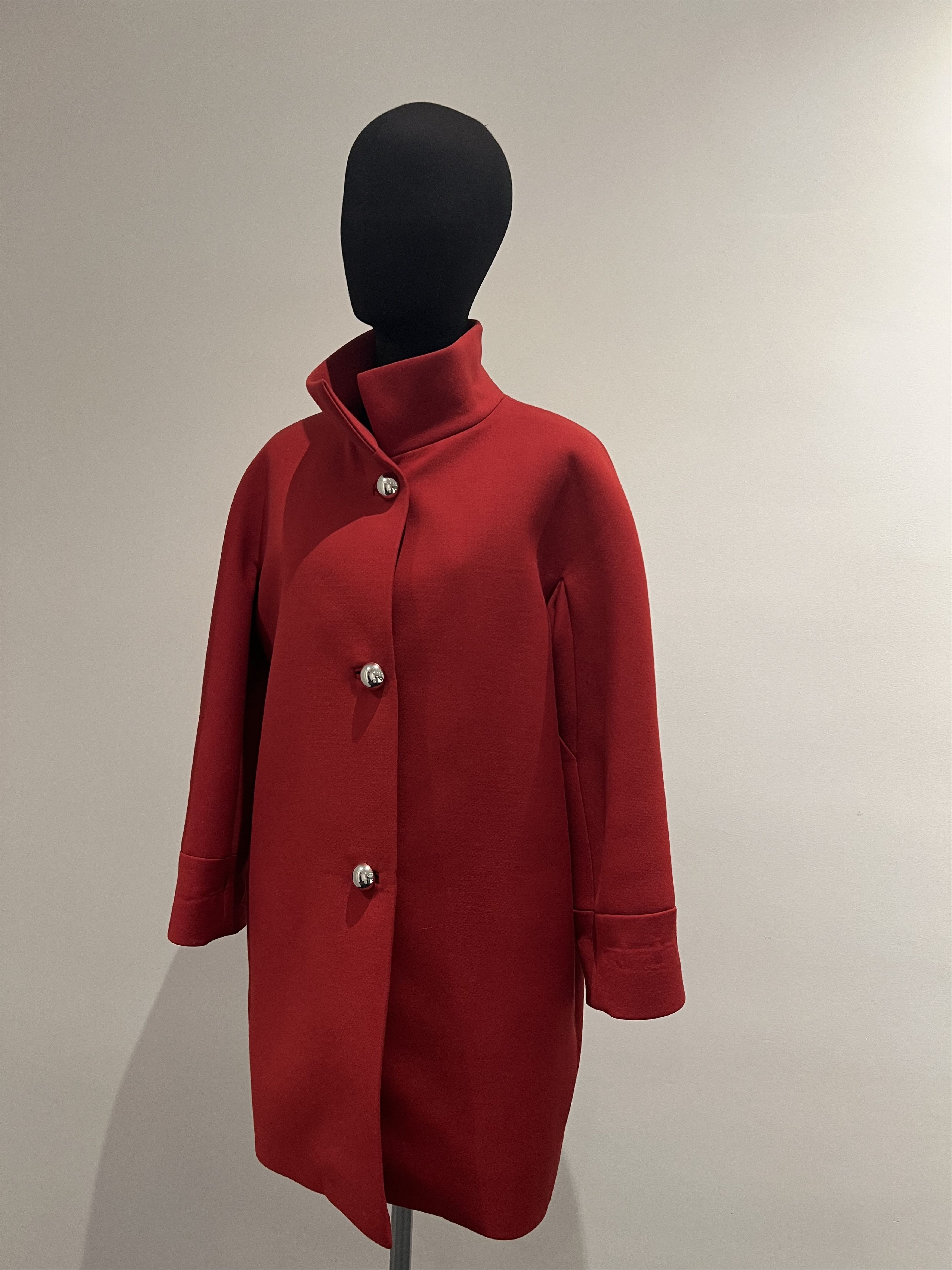 Balenciaga Balenciaga by Nicolas Ghesquière Red Coat ( FW Collection) Size S / US 4 / IT 40 - 2 Thumbnail