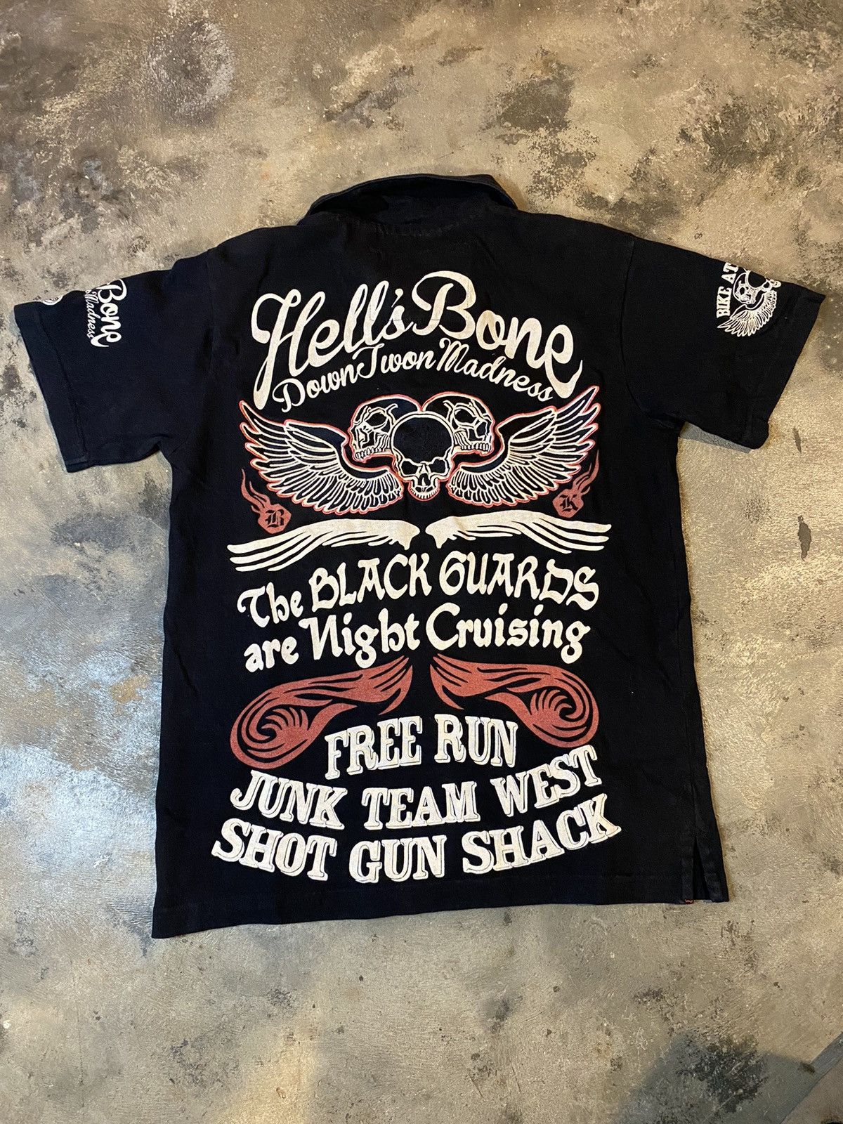 Beauty Beast × Hysteric Glamour 💥BINDINGOFFER💥 polo shirt y2k pioneer bike hellsbone Size US S / EU 44-46 / 1 - 2 Thumbnail