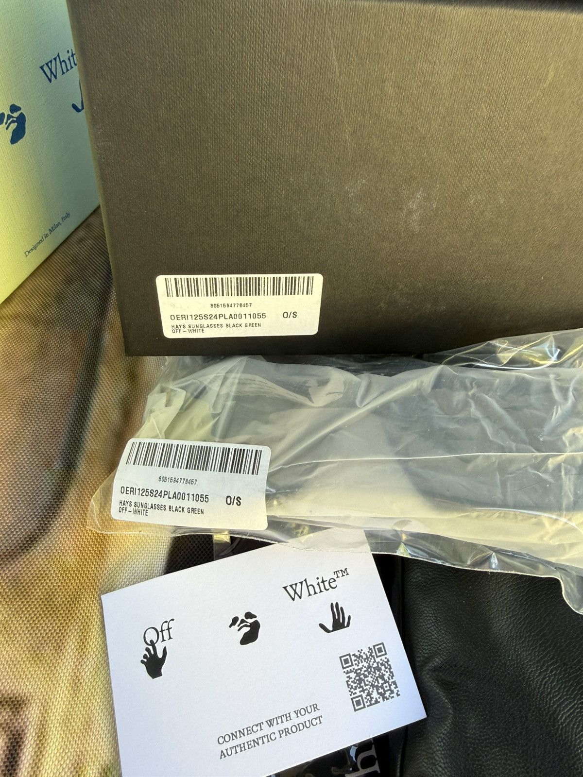 Off-White OFF-WHITE Hays Sunglasses Black Size ONE SIZE - 8 Thumbnail
