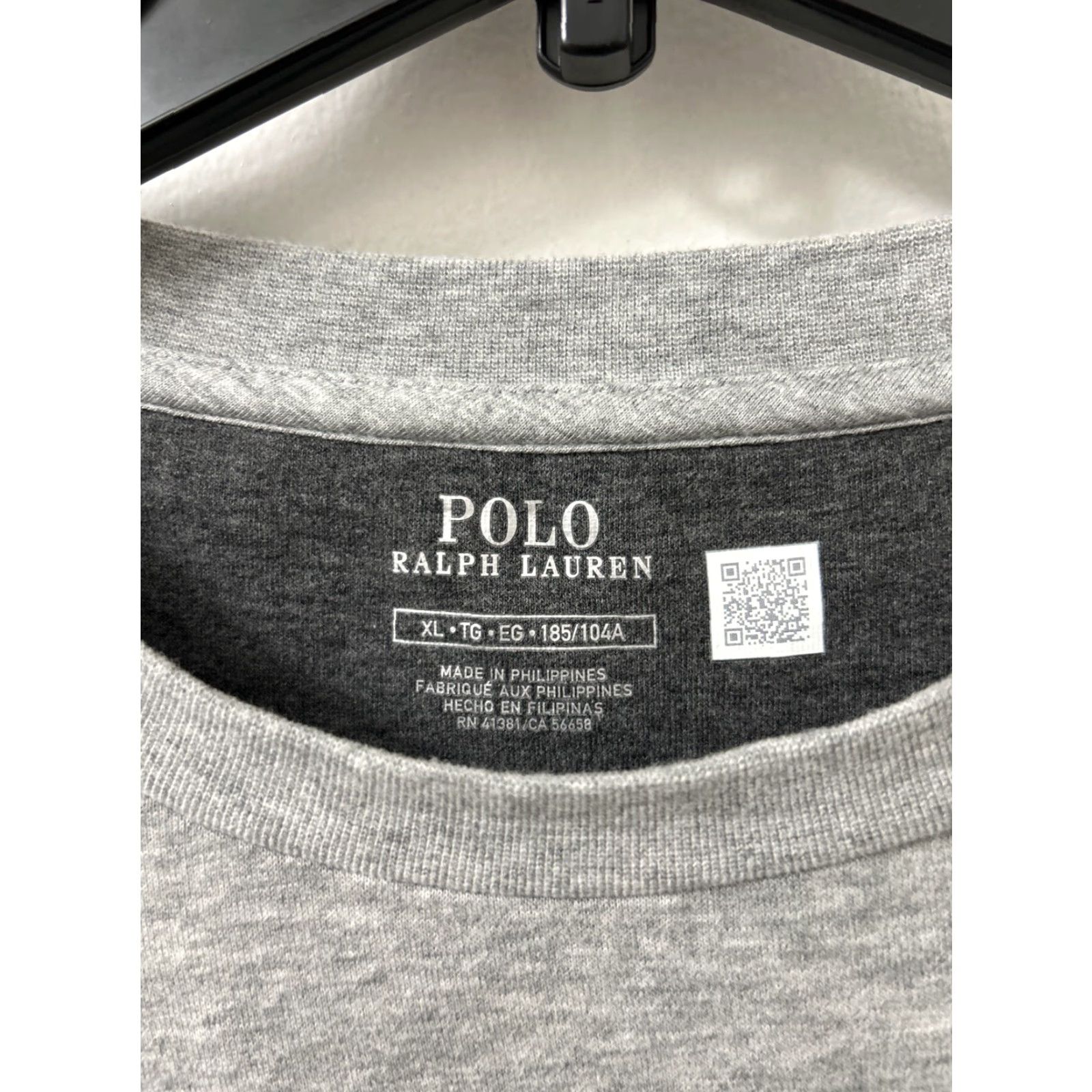 Ralph Lauren VINTAGE Polo Ralph Lauren Sweater Mens XL Gray Luxury Jersey Crewneck Pullover Size US XL / EU 56 / 4 - 5 Thumbnail