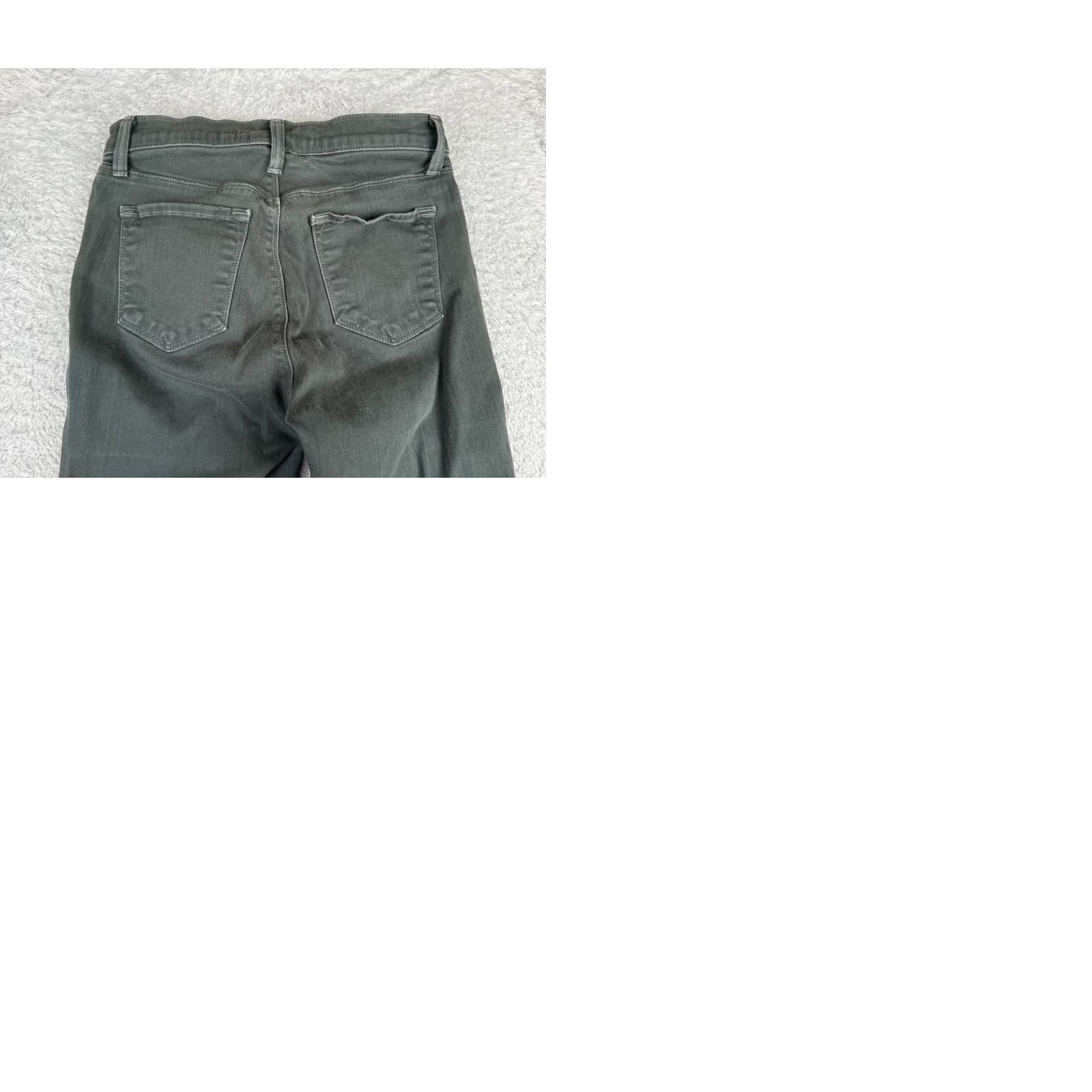 J Brand JBrand Jeans Womnens 25 Gray Green Denim Skinny Cotton Blend Mid Rise 25x29 Size 42" / US 20 - 11 Thumbnail