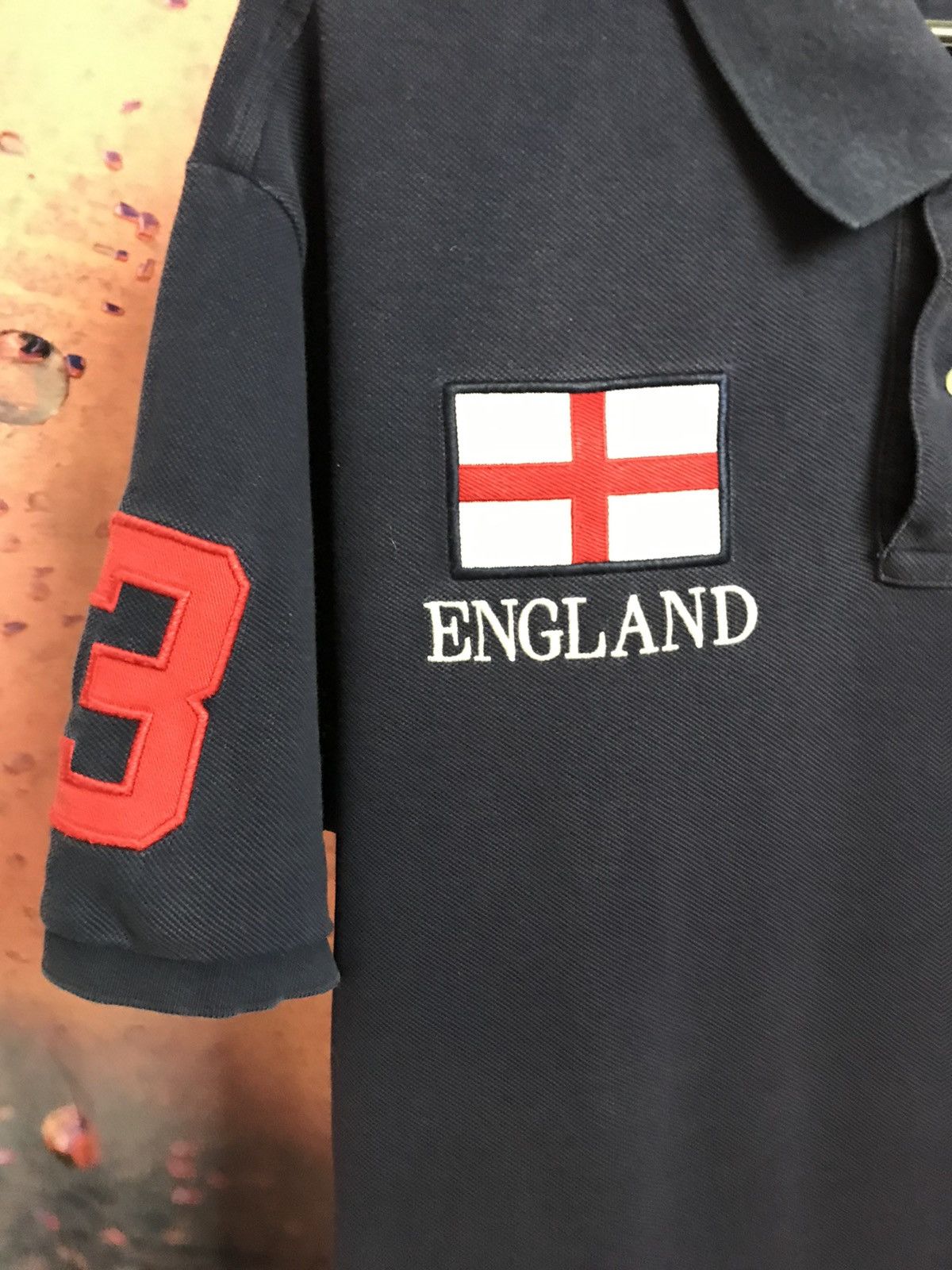 Polo Ralph Lauren × Vintage Vintage Polo Ralph Lauren England polo tee Size US XL / EU 56 / 4 - 2 Thumbnail