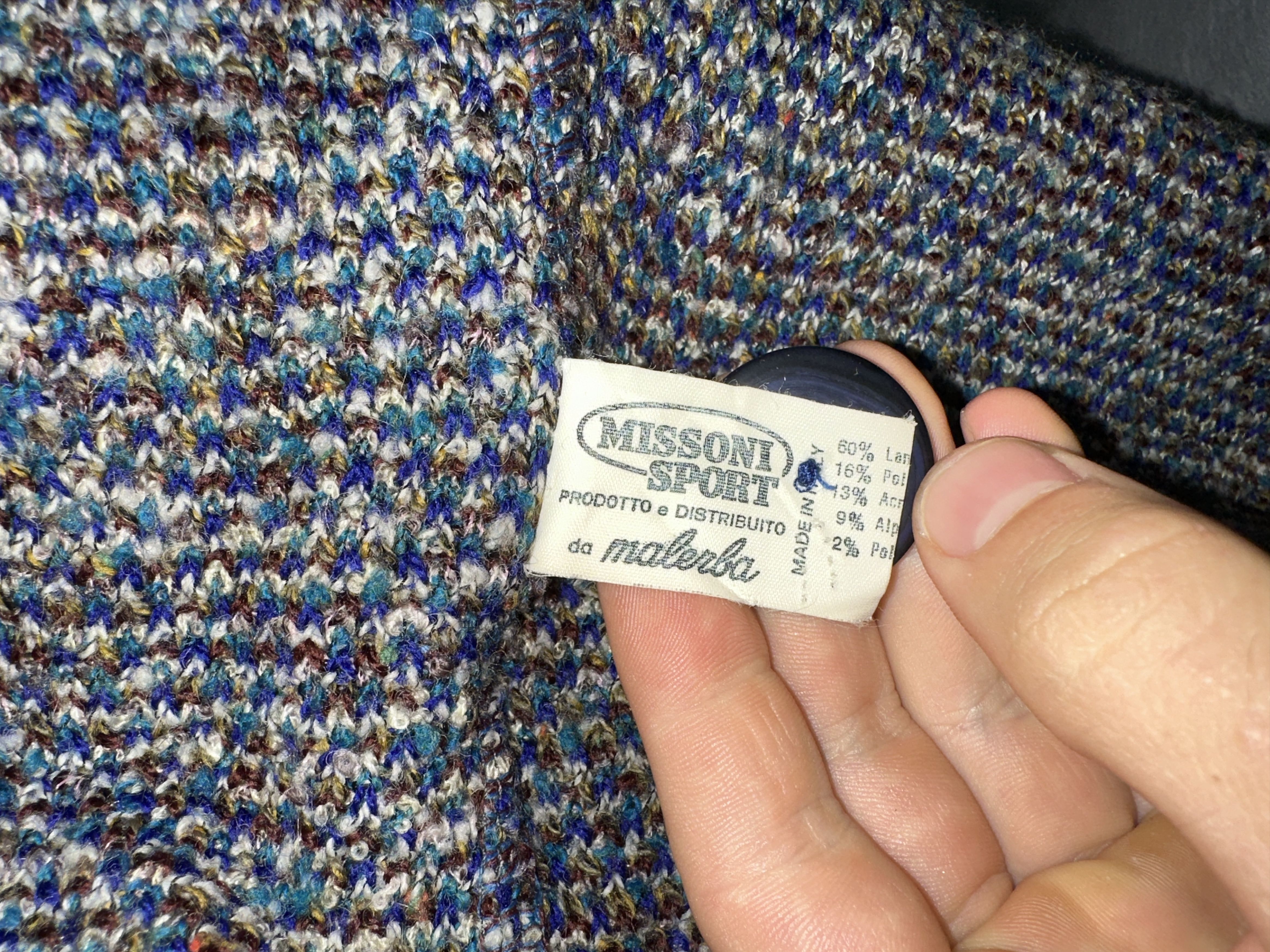 Missoni Rare Alpaca Missoni Sport Women Cardigan Buttons Size M Size M / US 6-8 / IT 42-44 - 7 Thumbnail