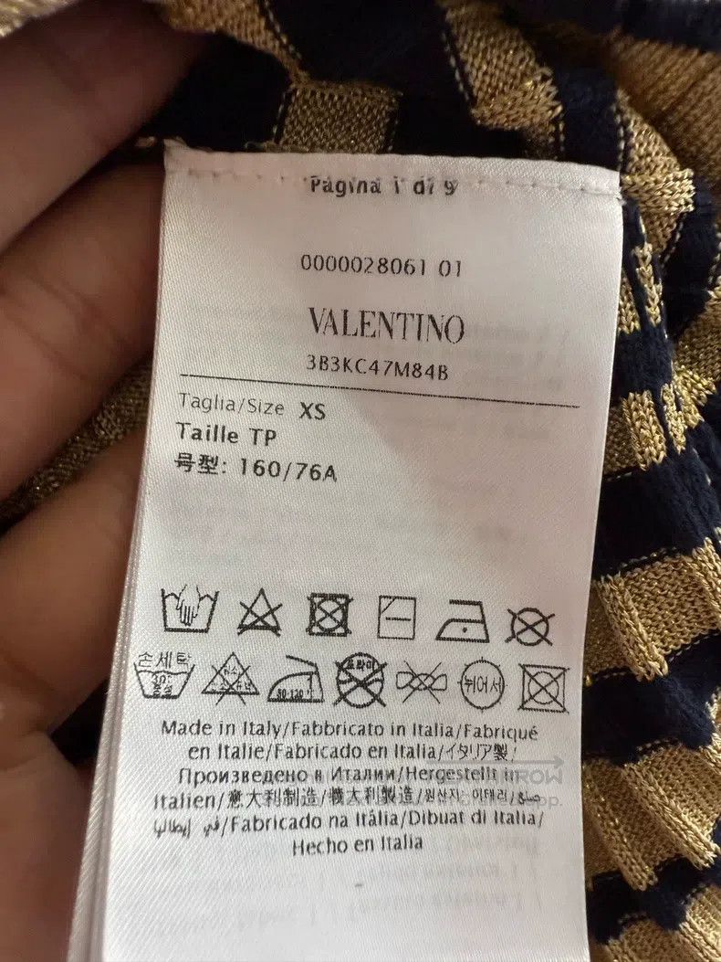 Valentino Valentino SS23 color-blocked striped pullover knit Size XS / US 0-2 / IT 36-38 - 5 Thumbnail