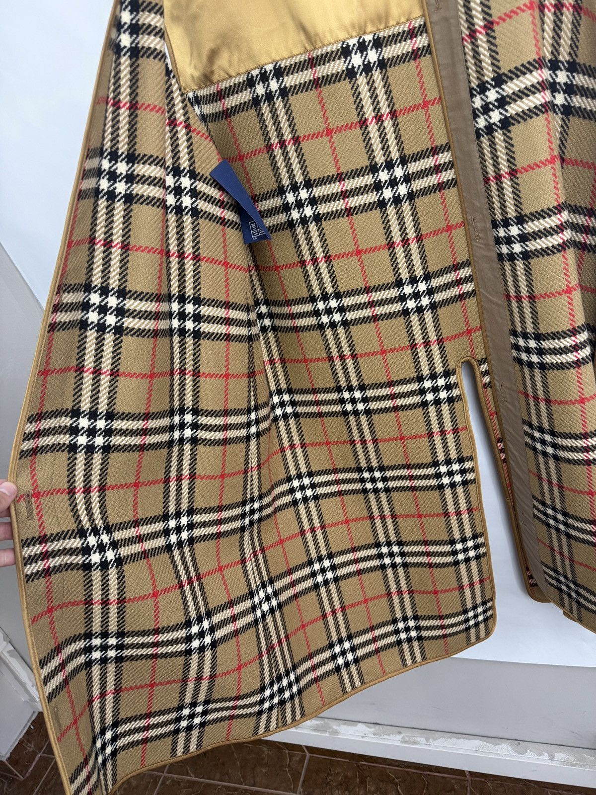 Burberry 🇬🇧 Vintage 90s Burberry Nova Check Wool Vest Liner Sleeveless Size US M / EU 48-50 / 2 - 7 Thumbnail
