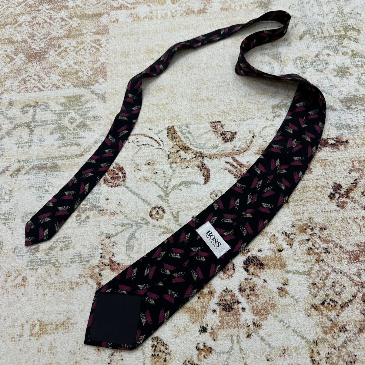 Hugo Boss × Vintage Vintage Hugo Boss Tie 90s Ties Streetwear Luxury Y2K Size ONE SIZE - 1 Thumbnail