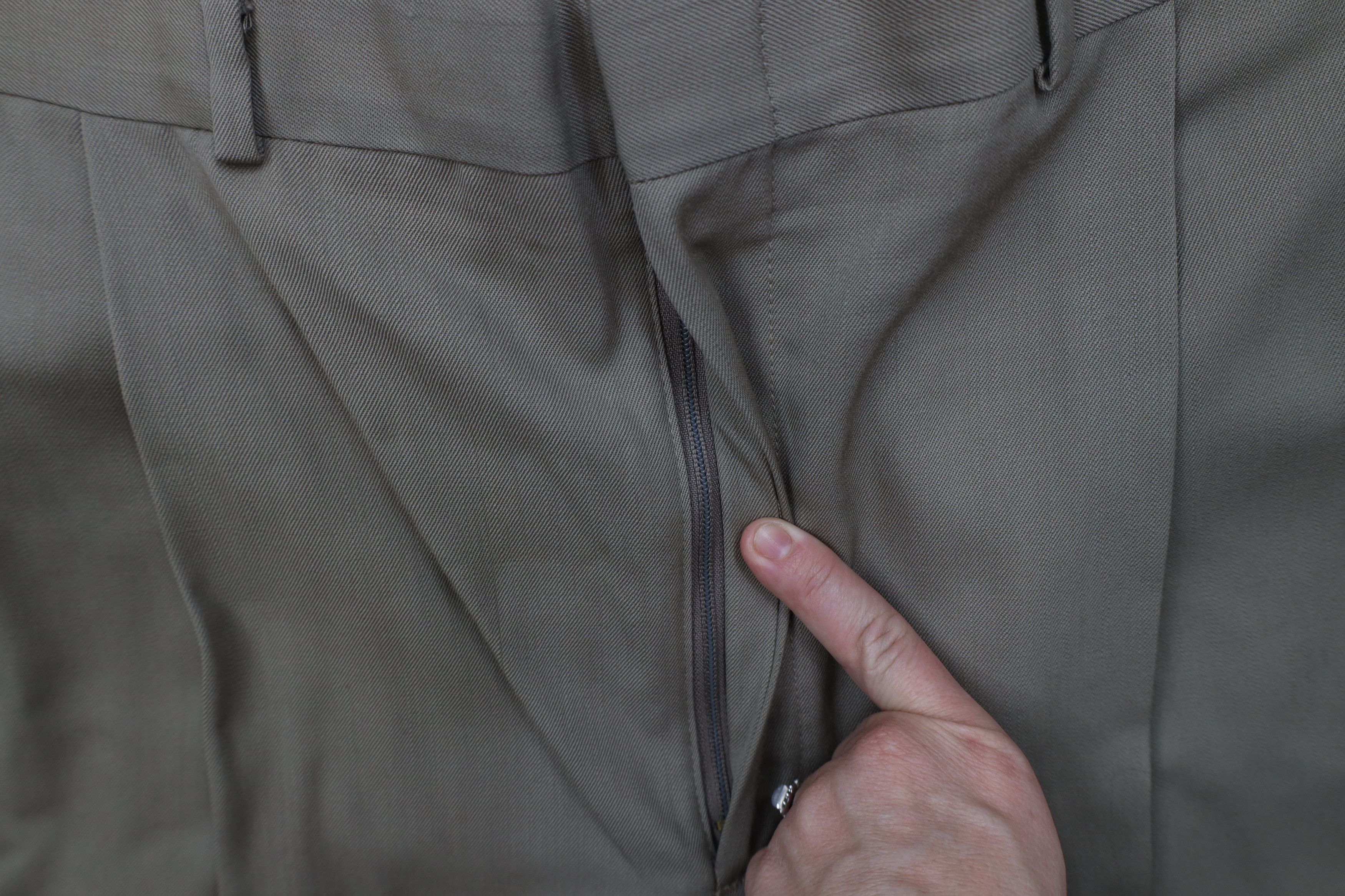 Vintage Vintage 70s Streetwear Wool Knit Wide Leg Chino Pants Size US 38 / EU 54 - 8 Thumbnail