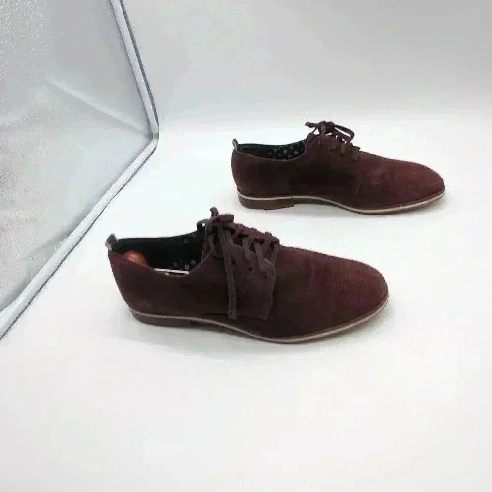 Designer Ellen DeGeneres Maroon Merlot ED Oxford lace up shoes sz 7.5 Size US 7.5 / IT 37.5 - 5 Thumbnail