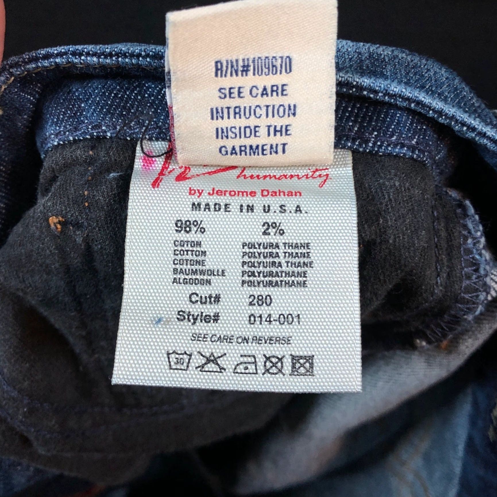 Citizens Of Humanity Citizens Of Humanity Jeans Women Blue Bridgitte 014 Low Rise Straight Stretch 24 Size 42" / US 20 - 6 Thumbnail