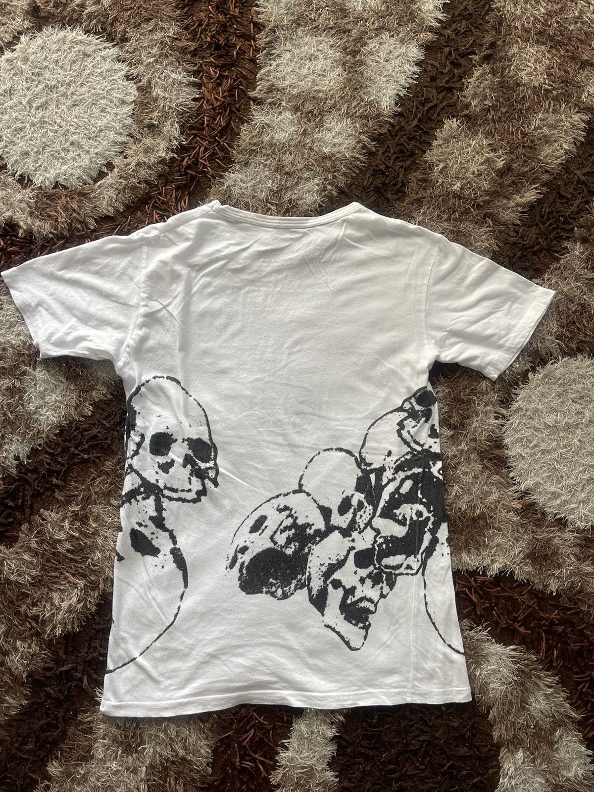 Japanese Brand VINTAGE SHU FULL PRINT SKULLS VERY RARE Size US L / EU 52-54 / 3 - 5 Thumbnail