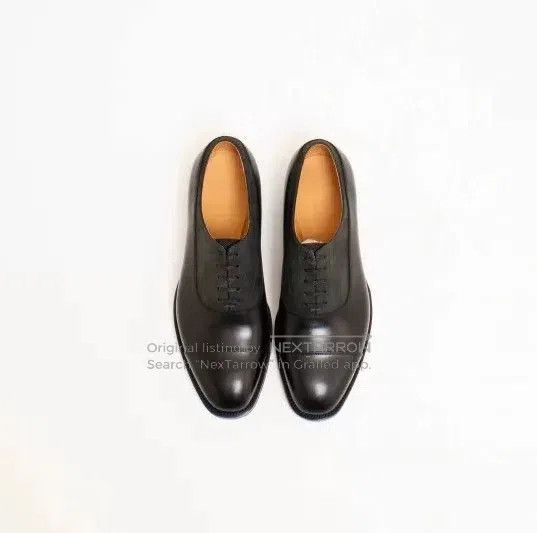 Forme D'Expression forme Long Vamp Balmoral Calf Leather Shoes. Size US 6 / EU 39 - 3 Thumbnail