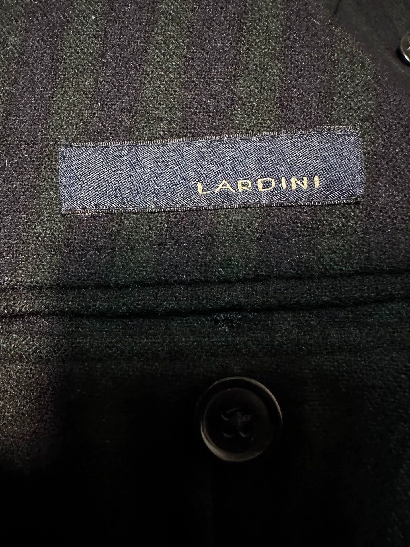 Lardini Lardini Slim DB Peak Lapel Suit 70% Wool B-G Stripe Size 40R - 5 Thumbnail